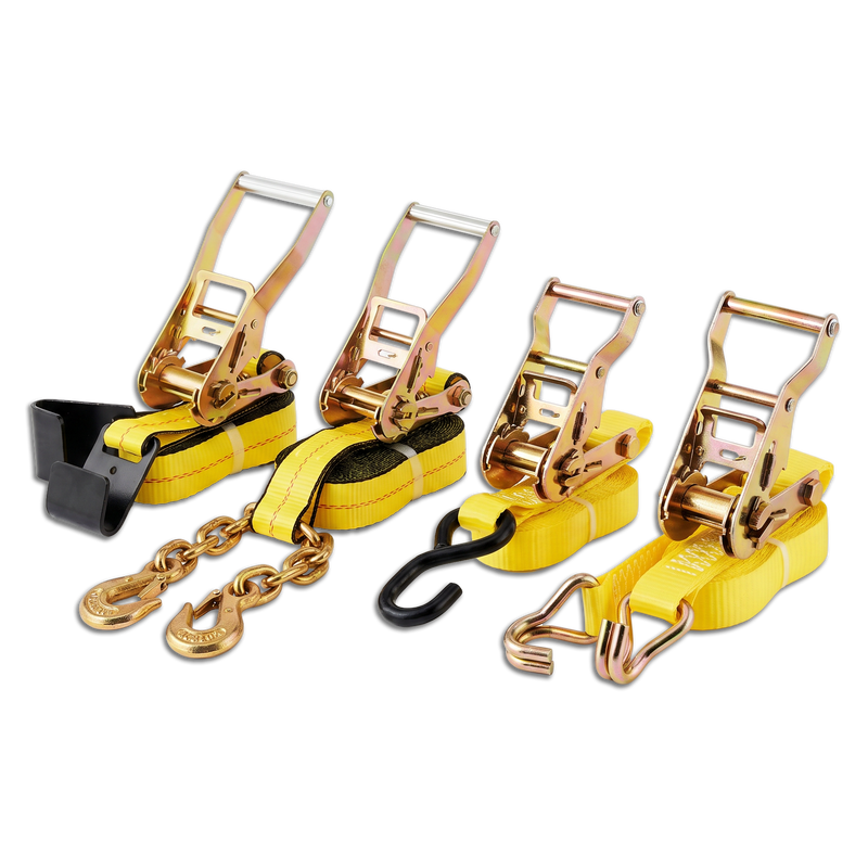 Heavy Duty Tie Down Ratchet Straps