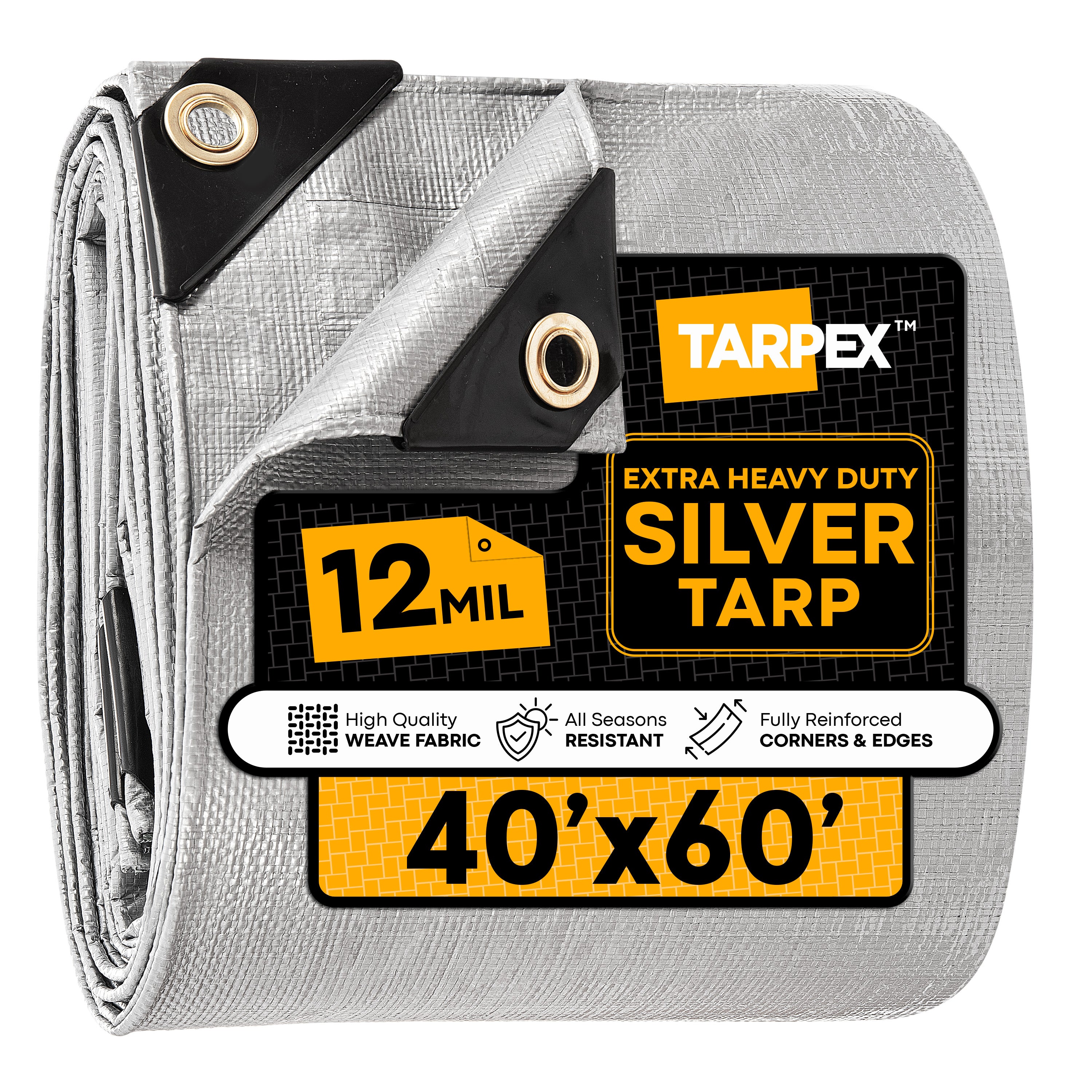 TARPEX - 12 Mil Extra Heavy Duty Poly Tarps