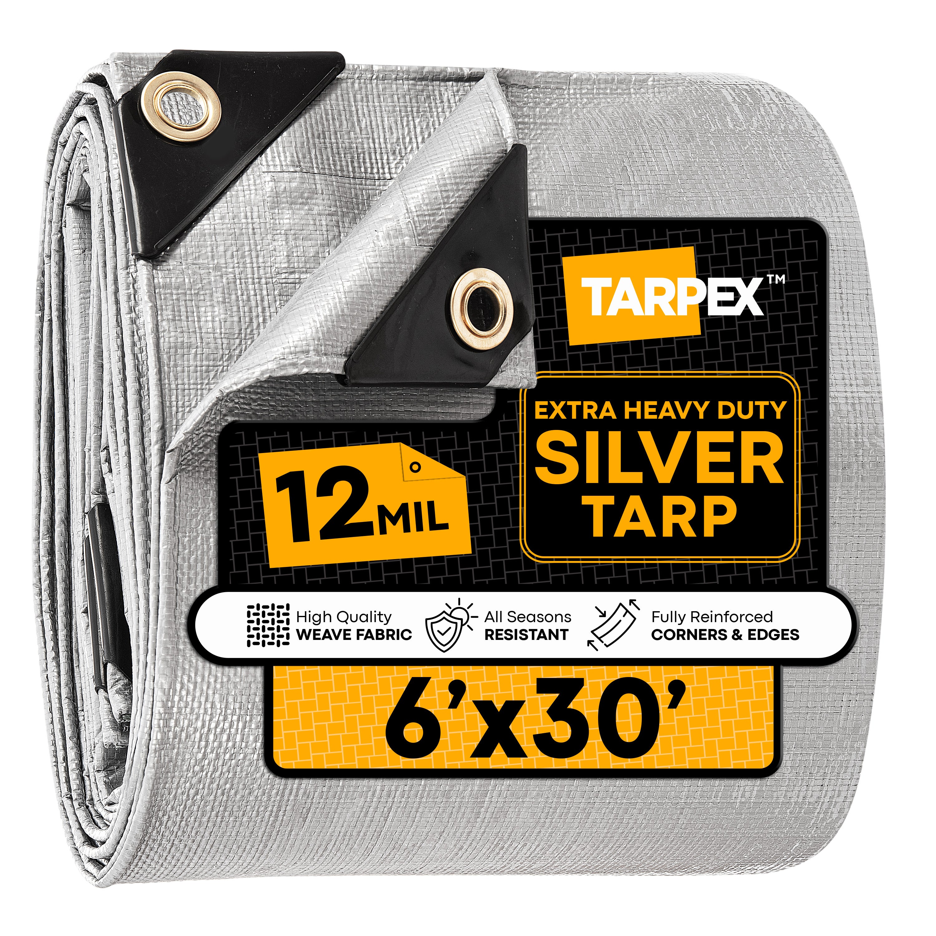 TARPEX - 12 Mil Extra Heavy Duty Poly Tarps