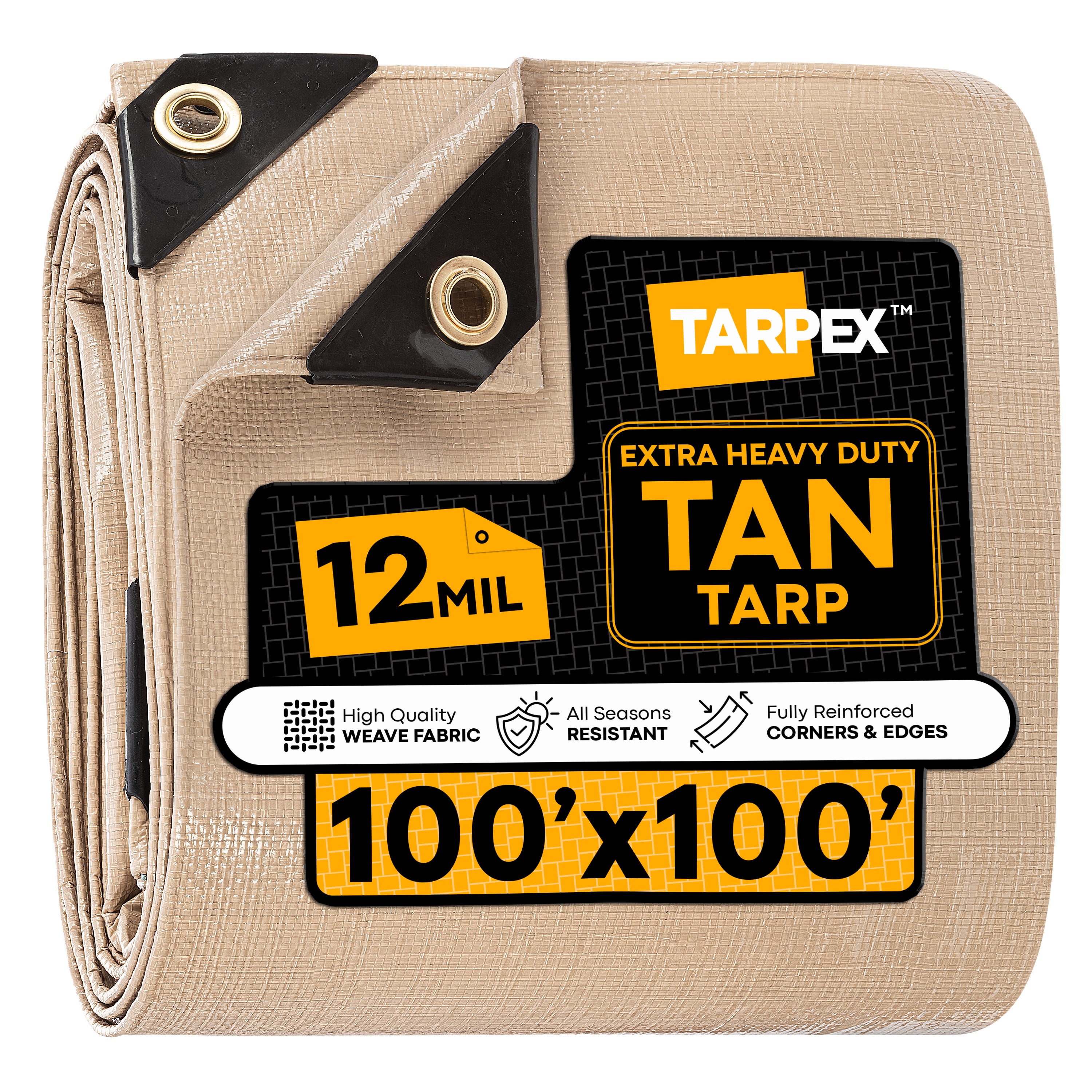TARPEX - 12 Mil Extra Heavy Duty Poly Tarps