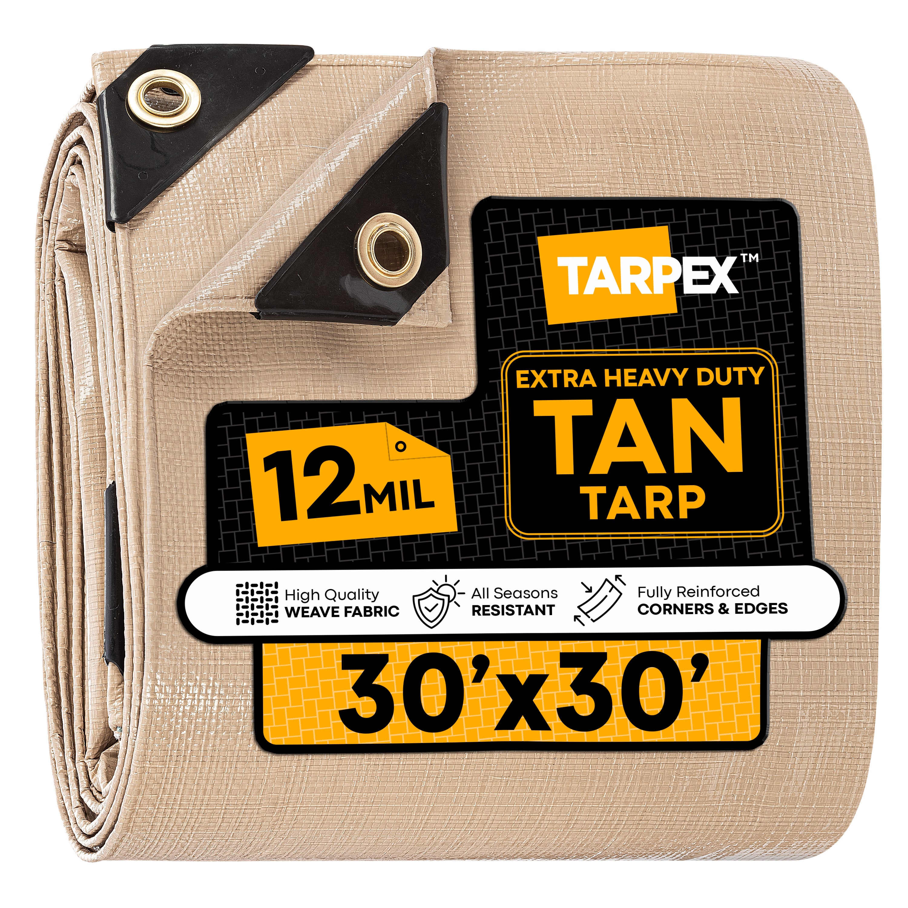 TARPEX - 12 Mil Extra Heavy Duty Poly Tarps