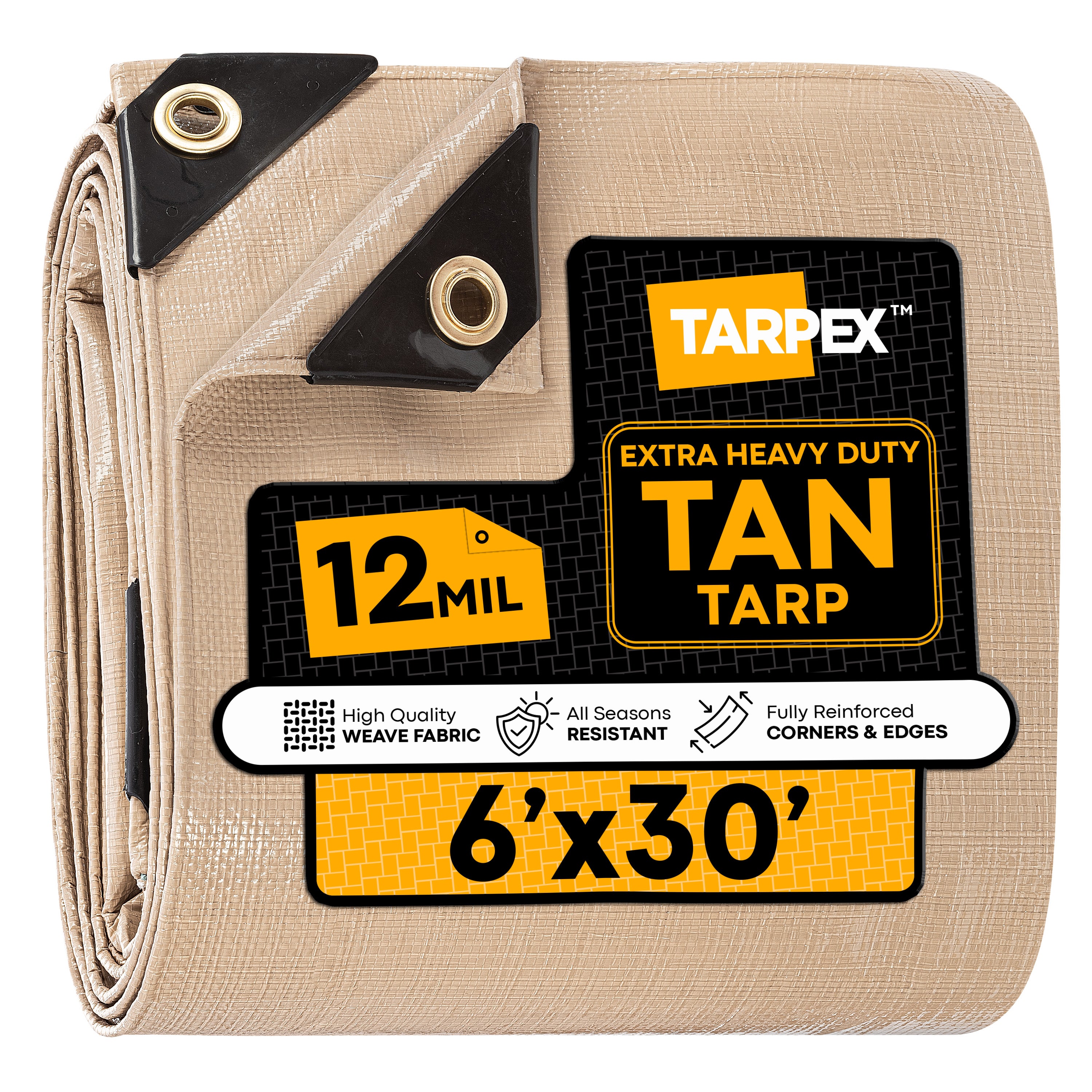 TARPEX - 12 Mil Extra Heavy Duty Poly Tarps