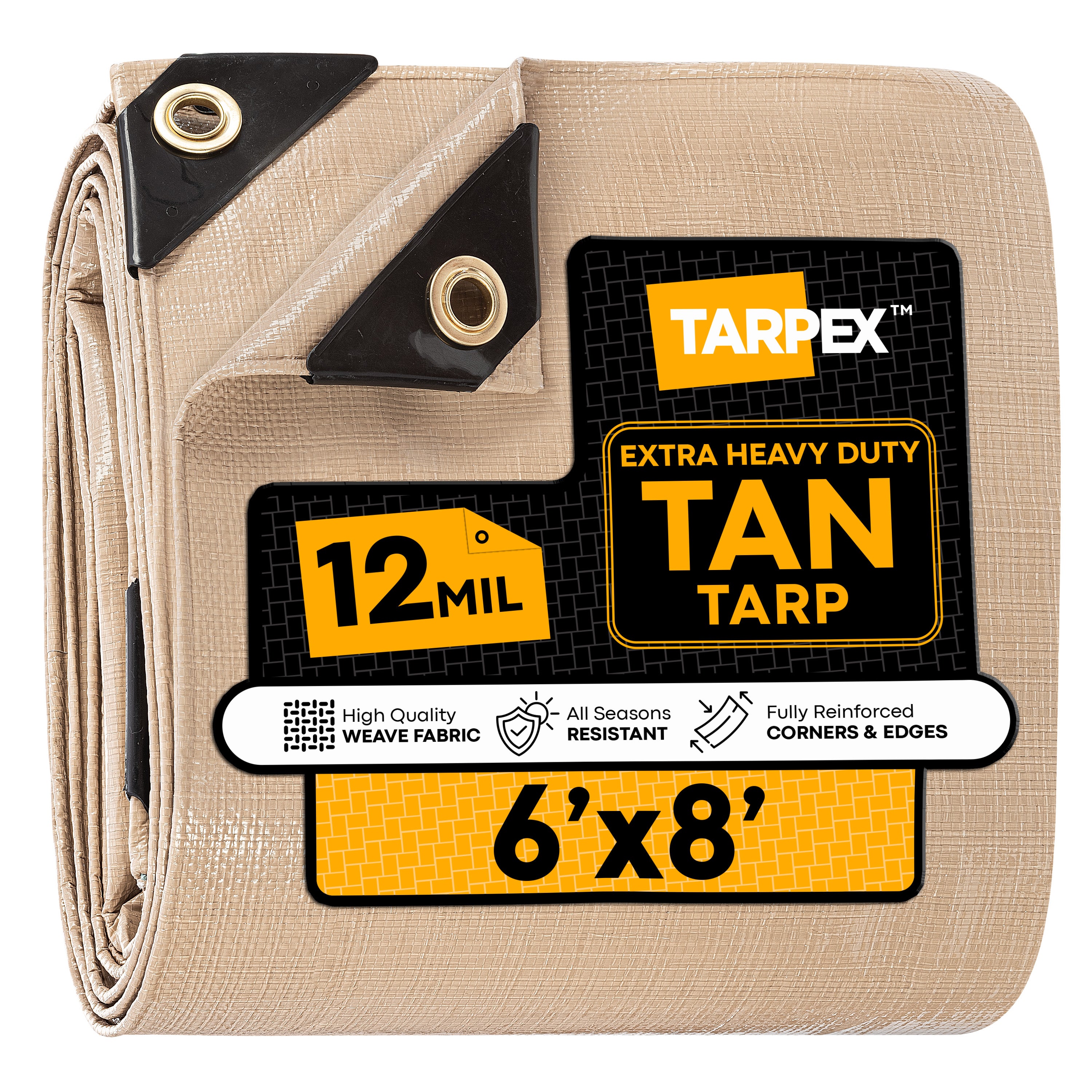TARPEX - 12 Mil Extra Heavy Duty Poly Tarps