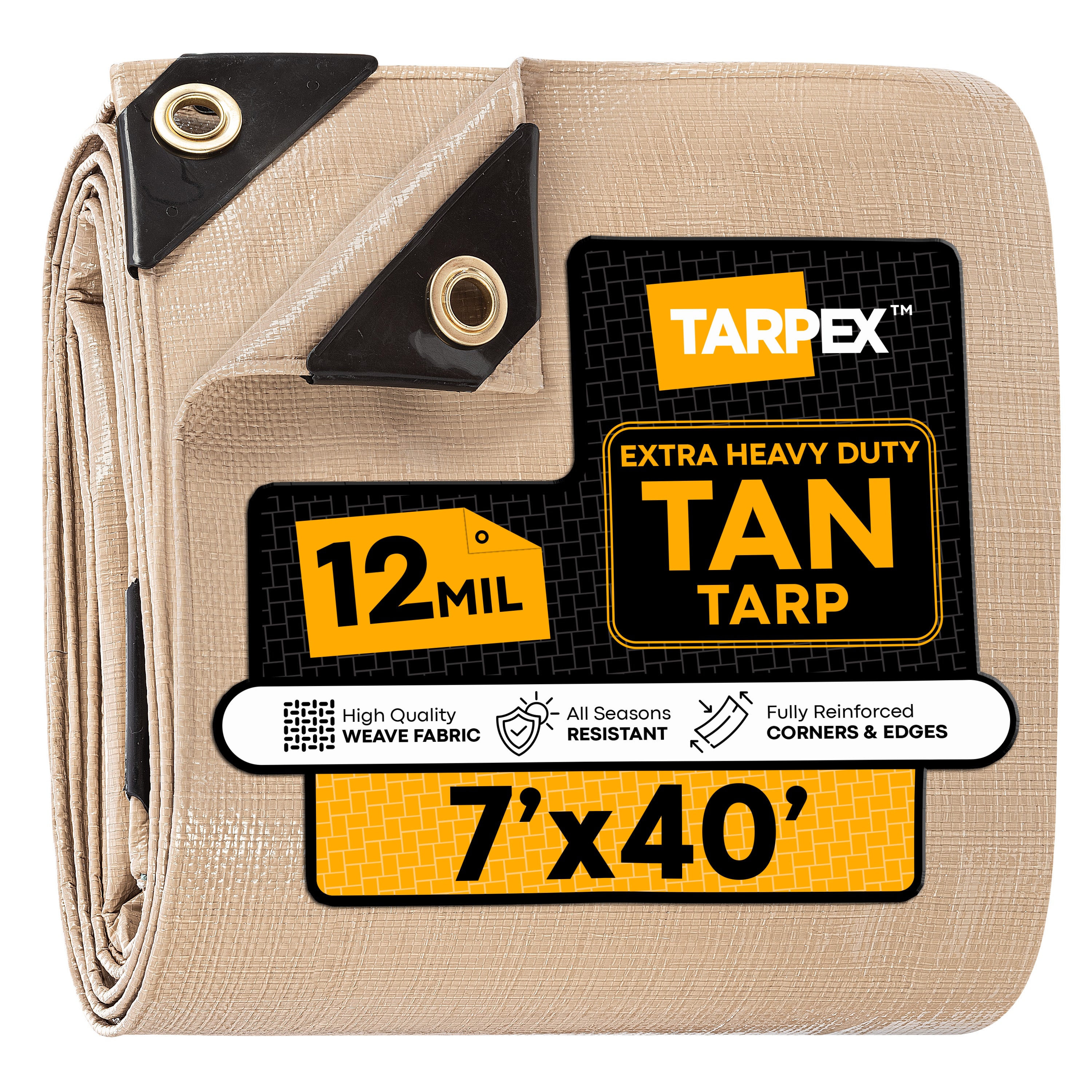 TARPEX - 12 Mil Extra Heavy Duty Poly Tarps