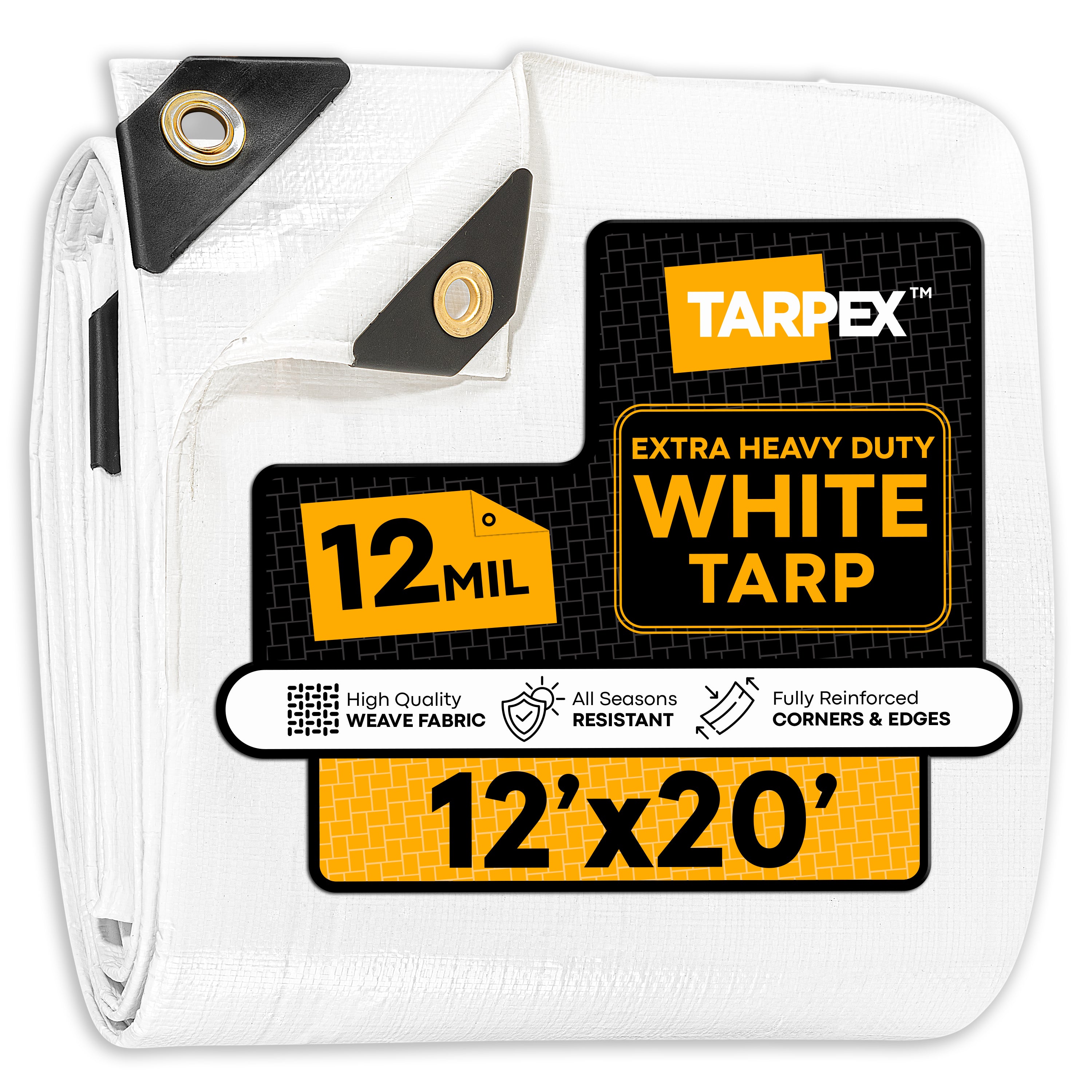 TARPEX - 12 Mil Extra Heavy Duty Poly Tarps