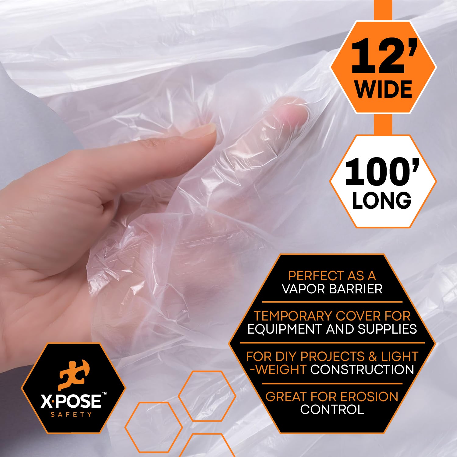 Heavy Duty Clear Poly Sheeting