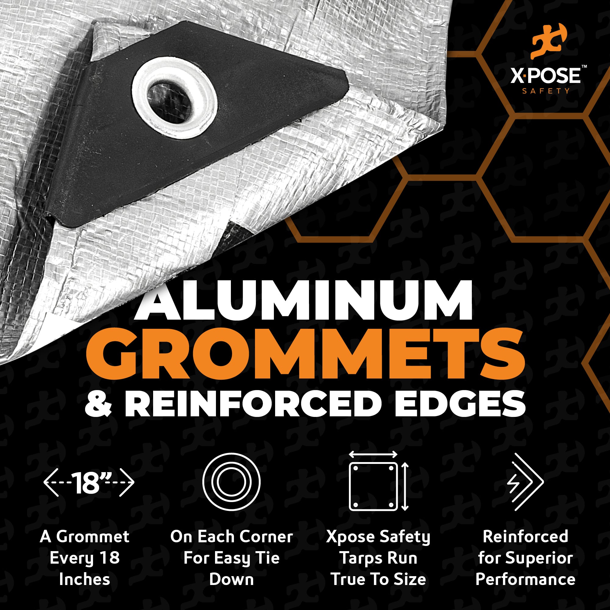 10 Mil Silver Black Heavy Duty Poly Tarps