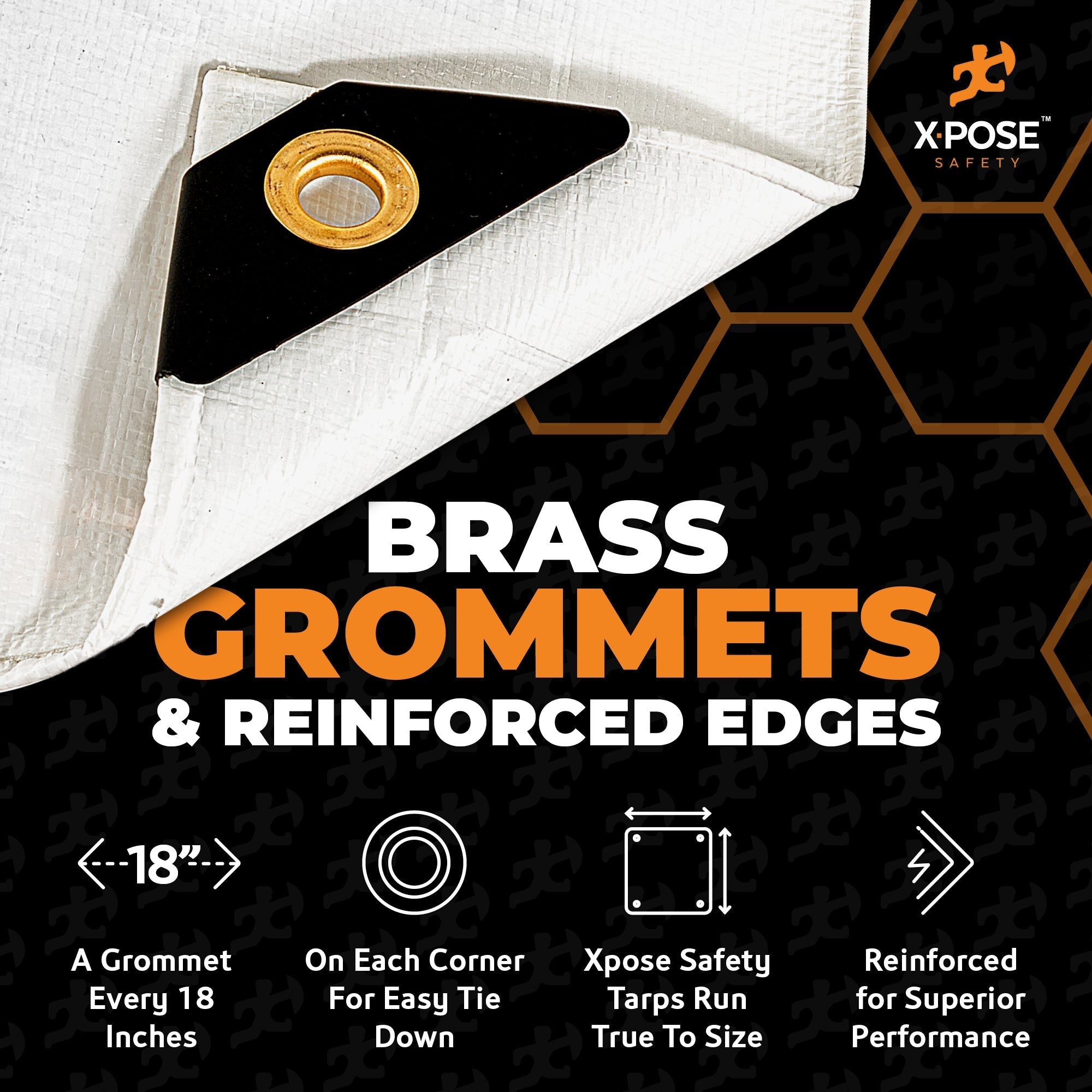 12 Mil White Extra Heavy Duty Poly Tarps