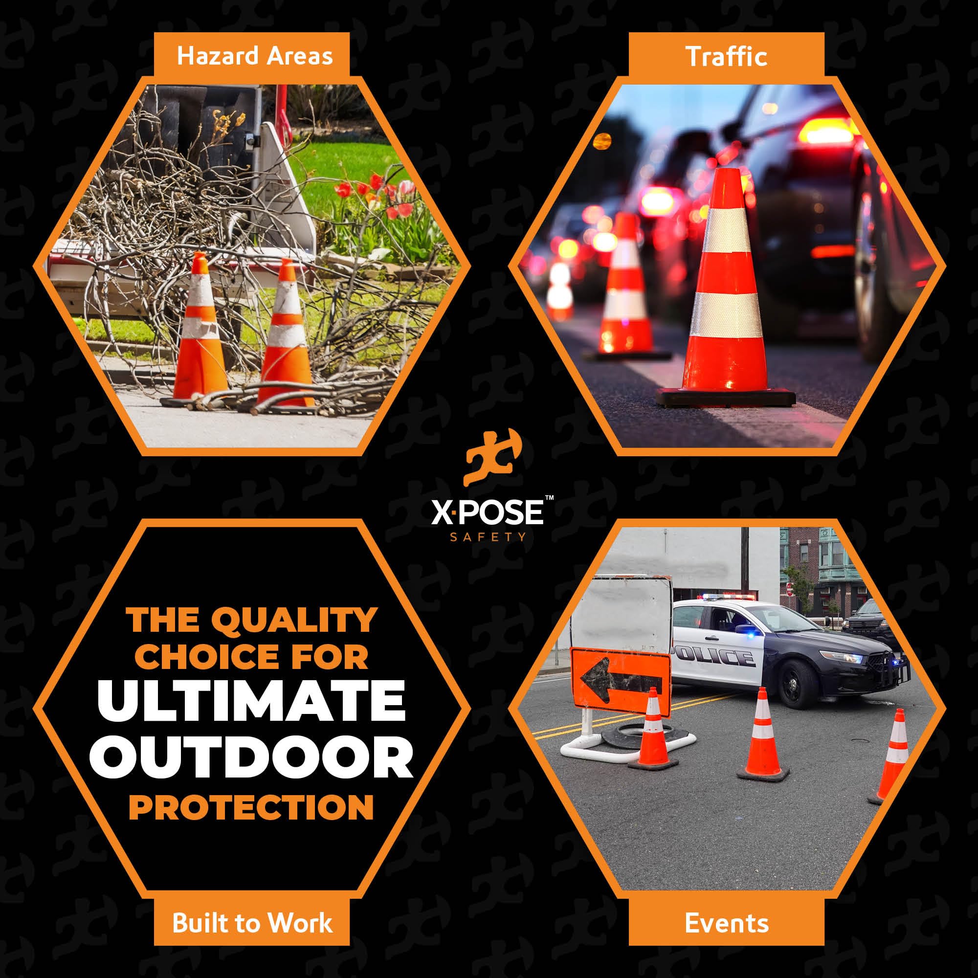 36" Orange Traffic Cone