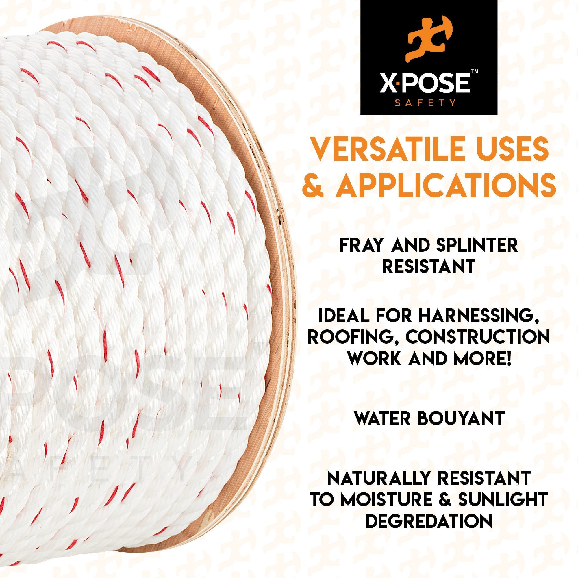 Poly Combo 3 Strand Safety Rope