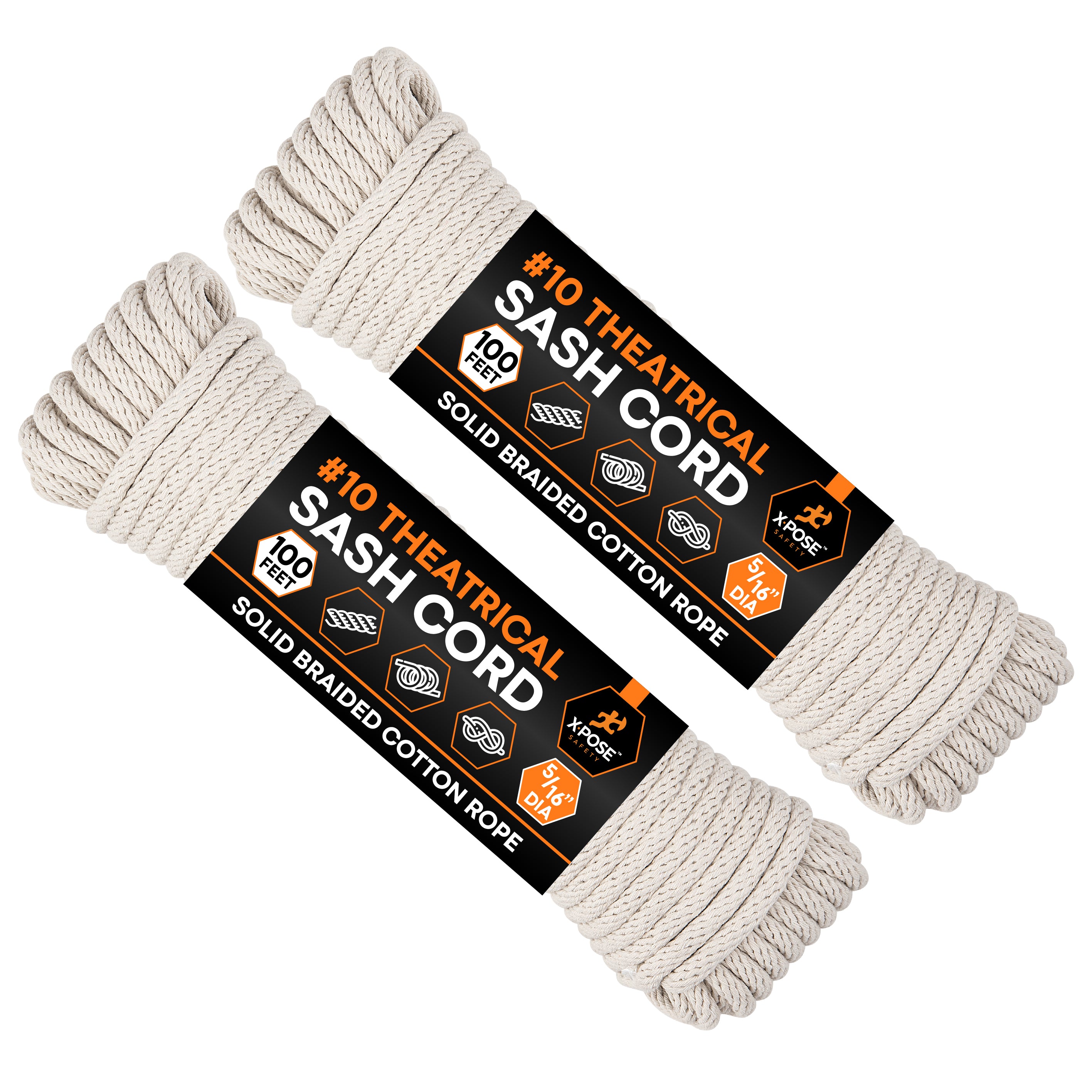 Braided Cotton Sash Cord Rope