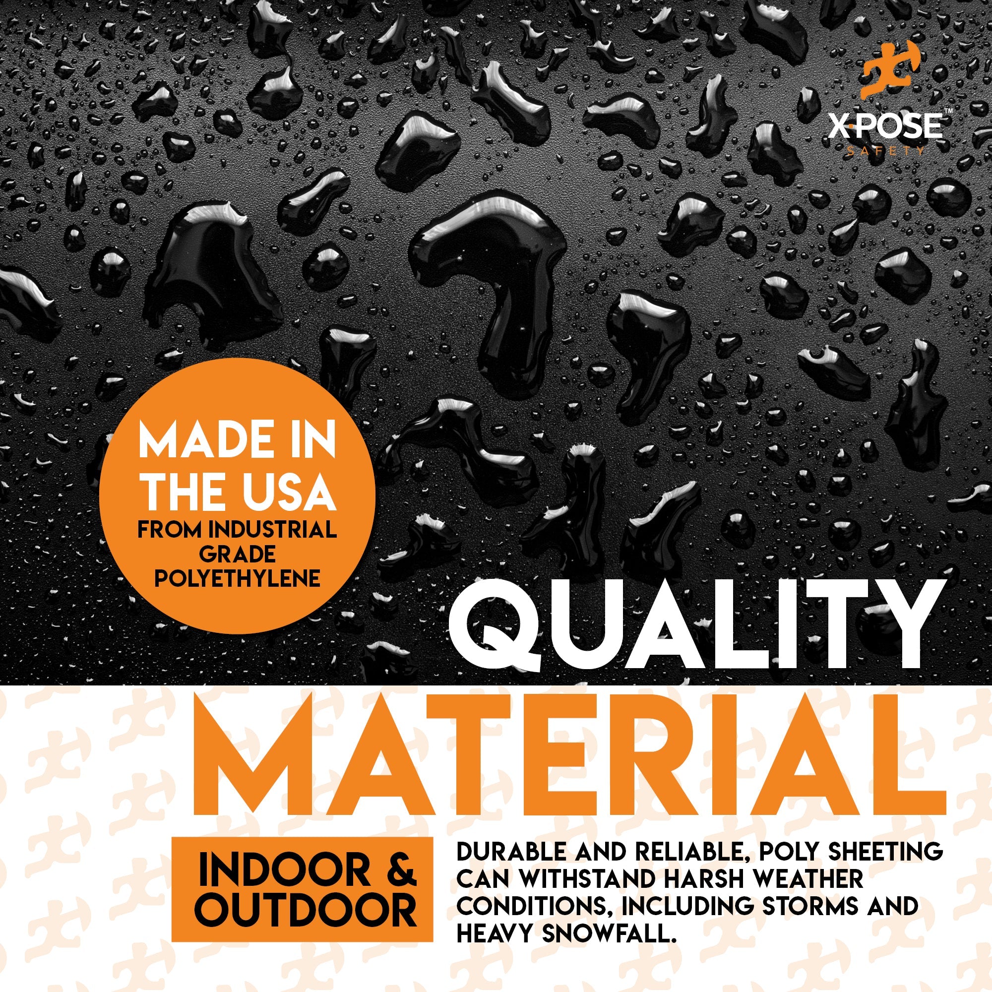 Heavy Duty Black Poly Sheeting