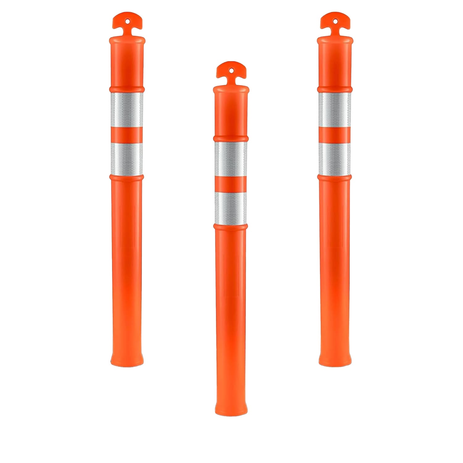 42" T- Top Orange Delineator Post Without Base