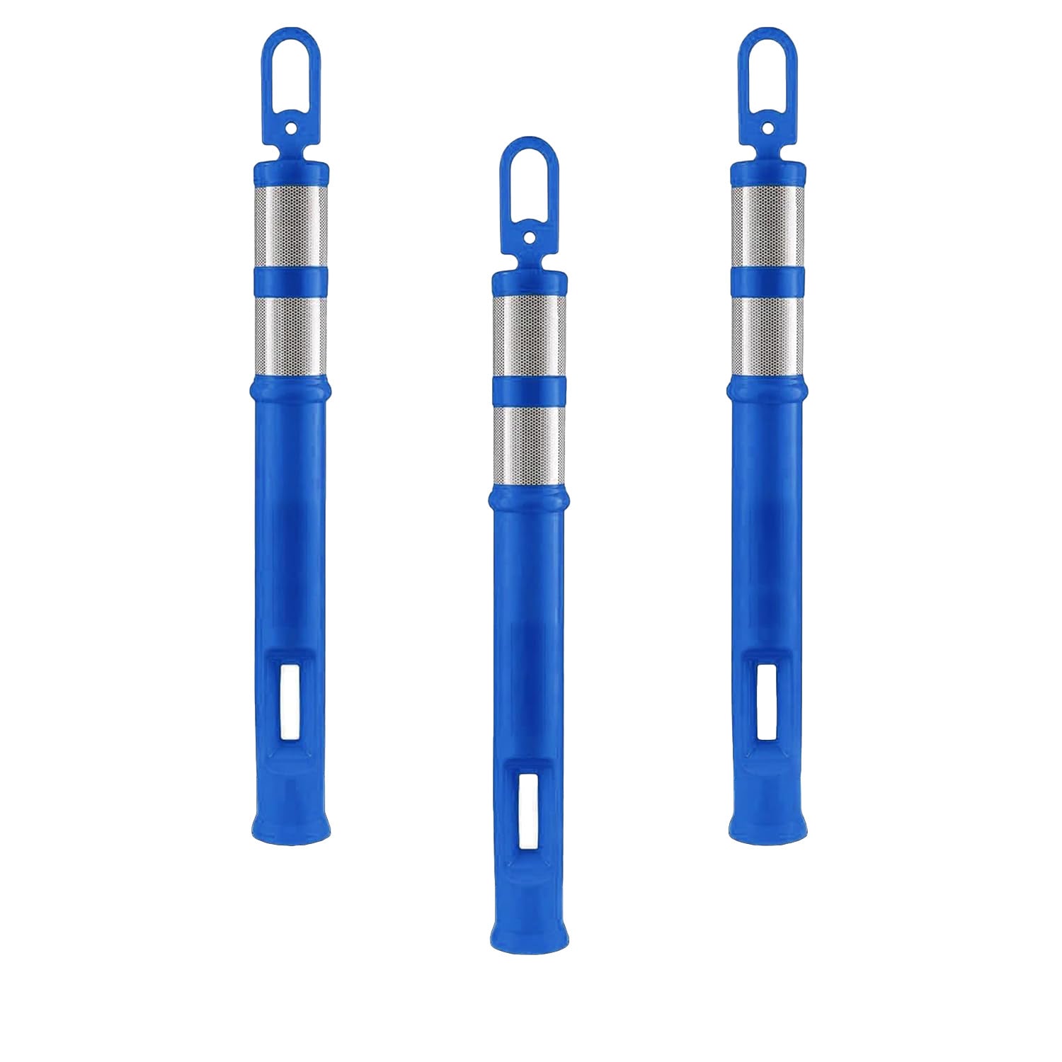 42" Ring Top Blue Delineator Post Without Base