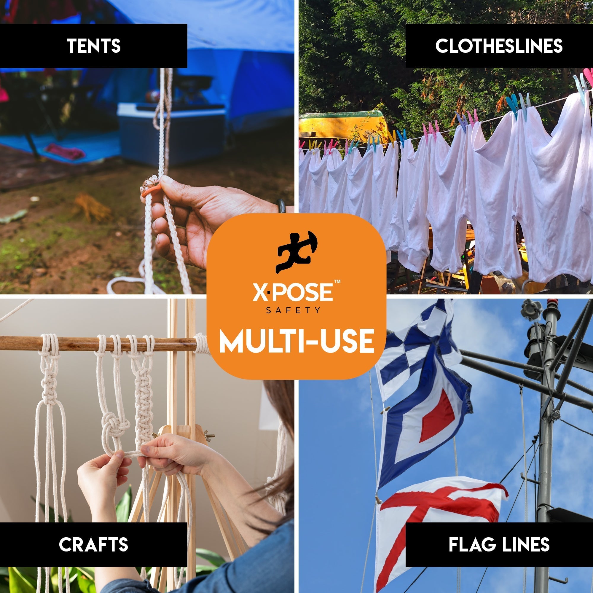 Diamond Braided Clothesline