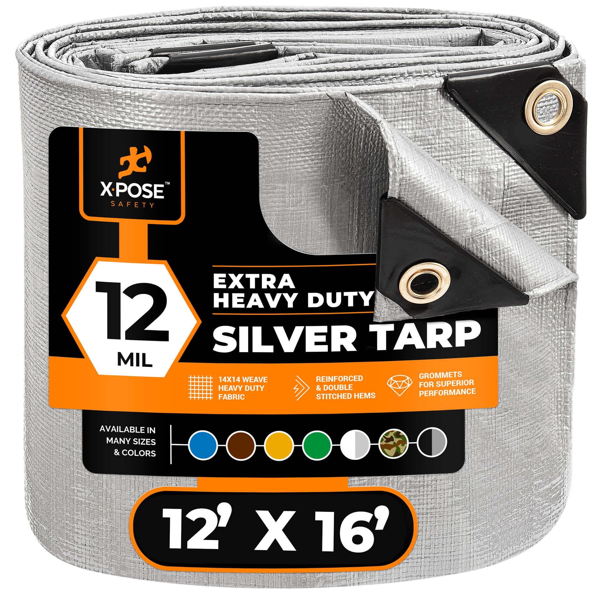 12 Mil Extra Heavy Duty Poly Tarps
