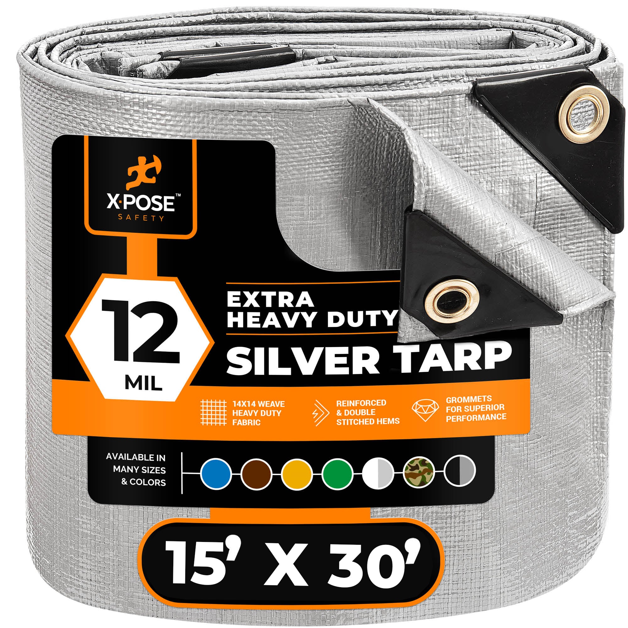 12 Mil Extra Heavy Duty Poly Tarps