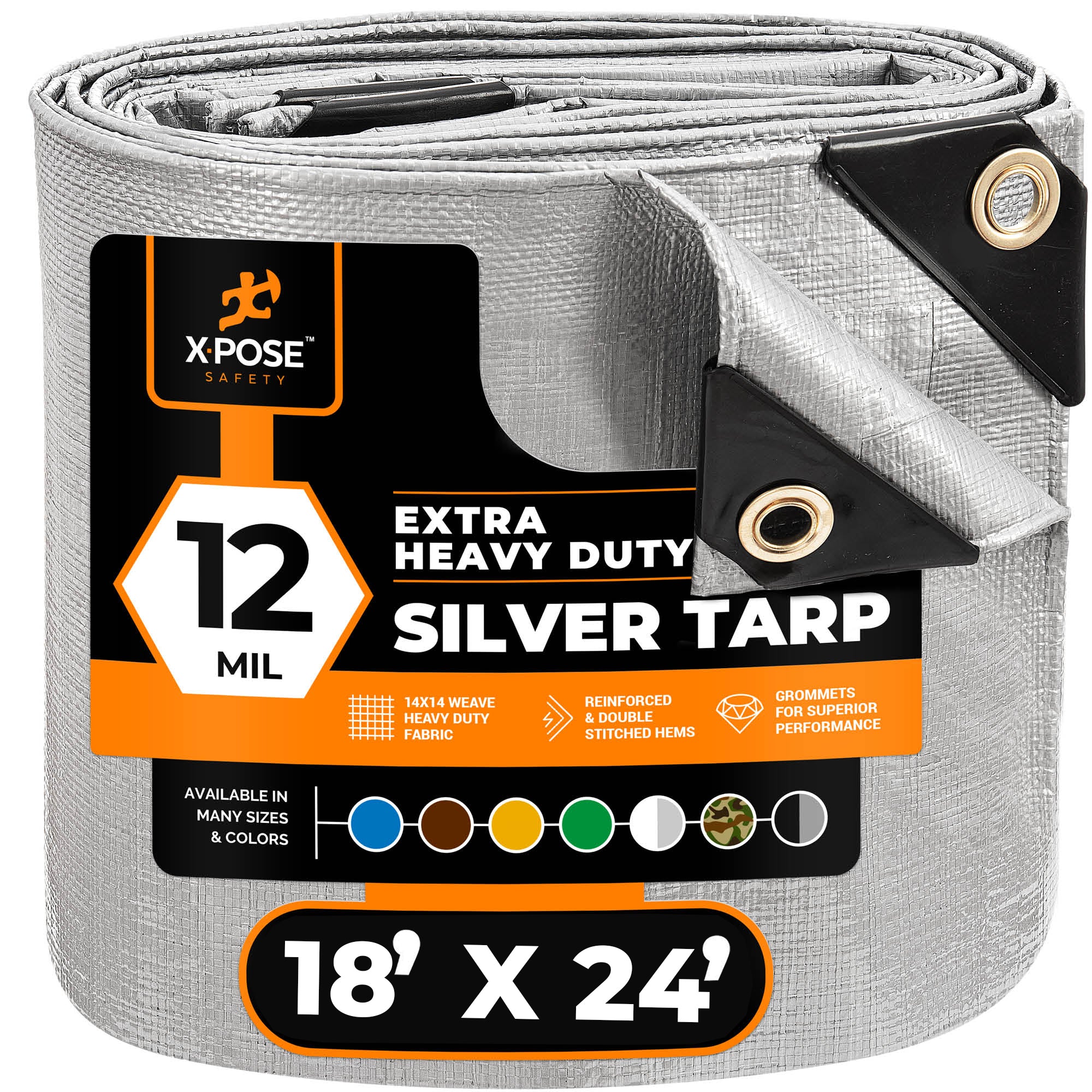 12 Mil Extra Heavy Duty Poly Tarps