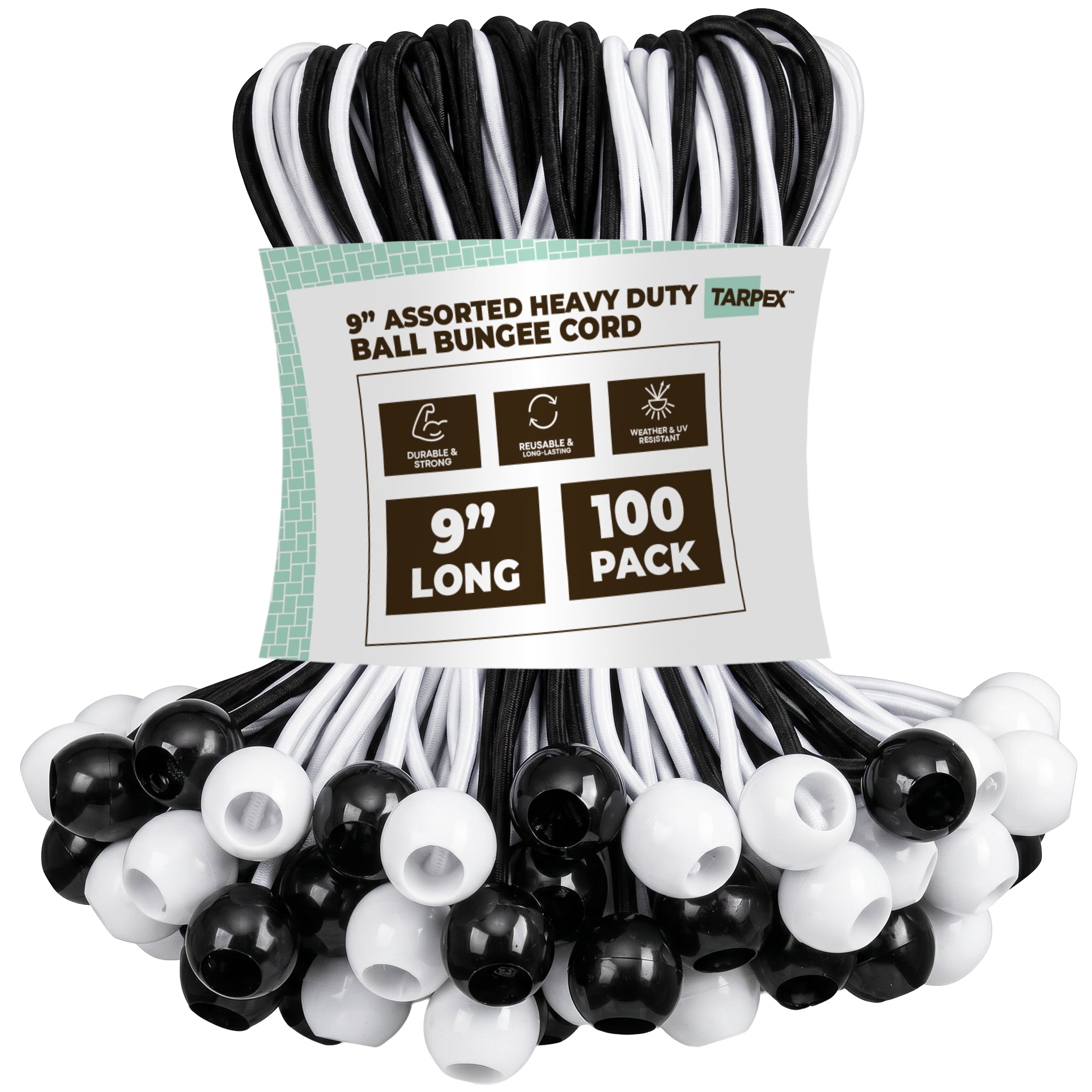 TARPEX - Bungee Ball Cords with Ties
