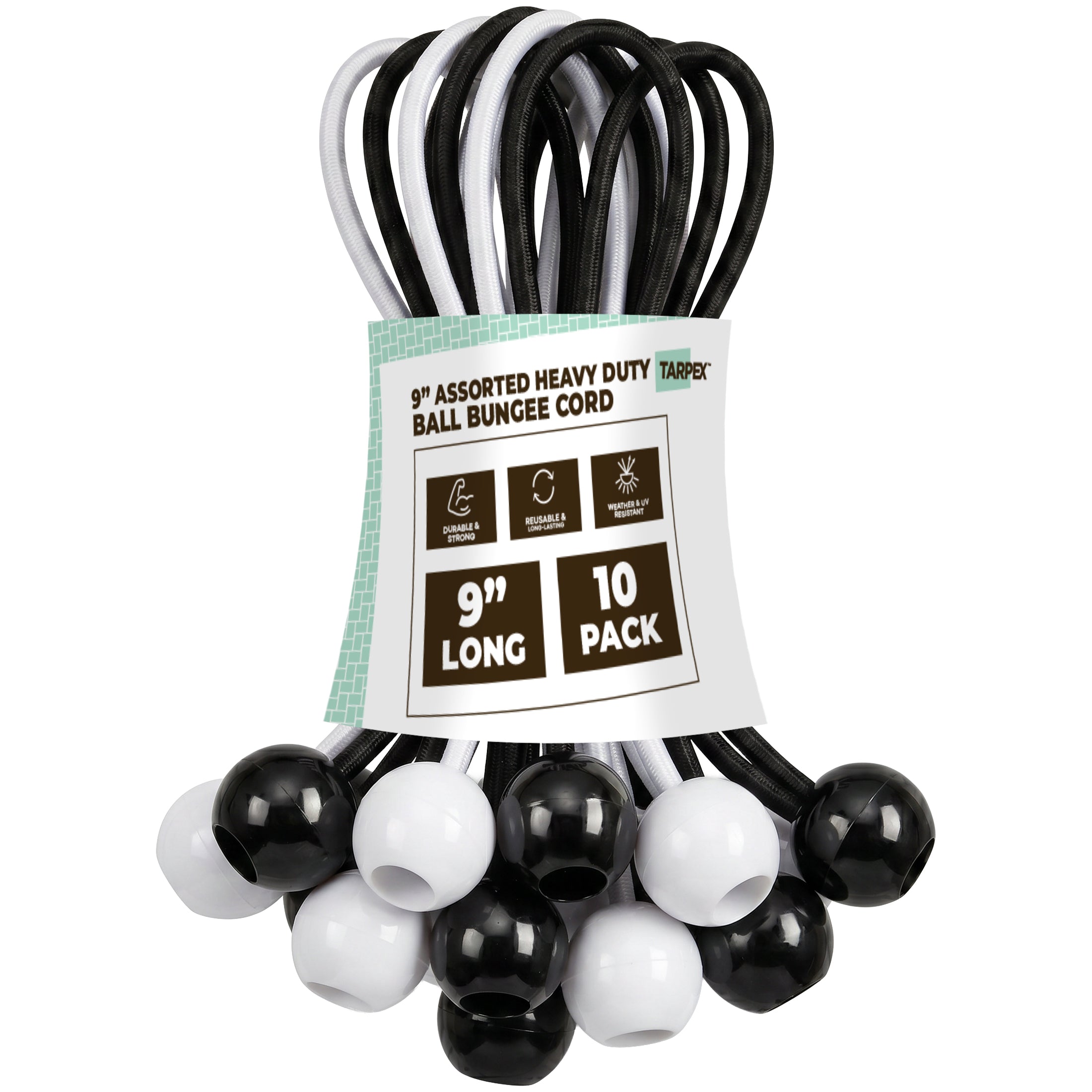 TARPEX - Bungee Ball Cords with Ties