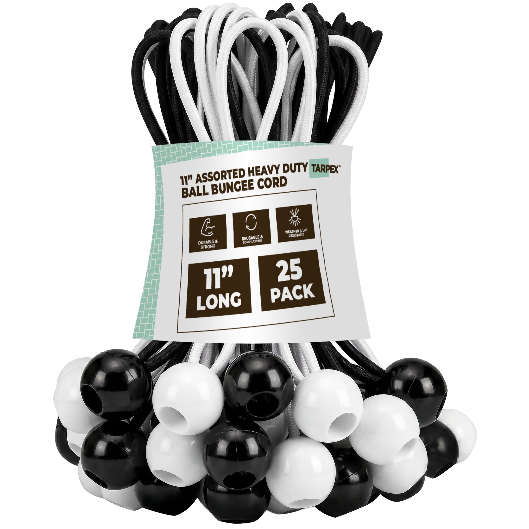 TARPEX - Bungee Ball Cords with Ties