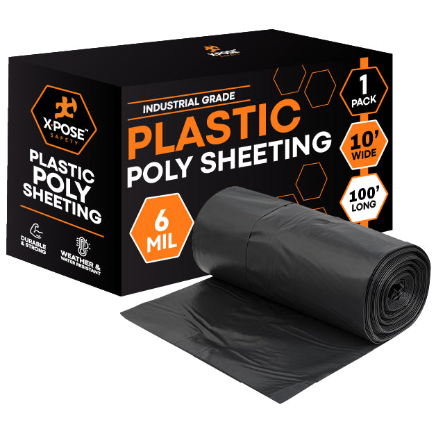 Heavy Duty Black Poly Sheeting