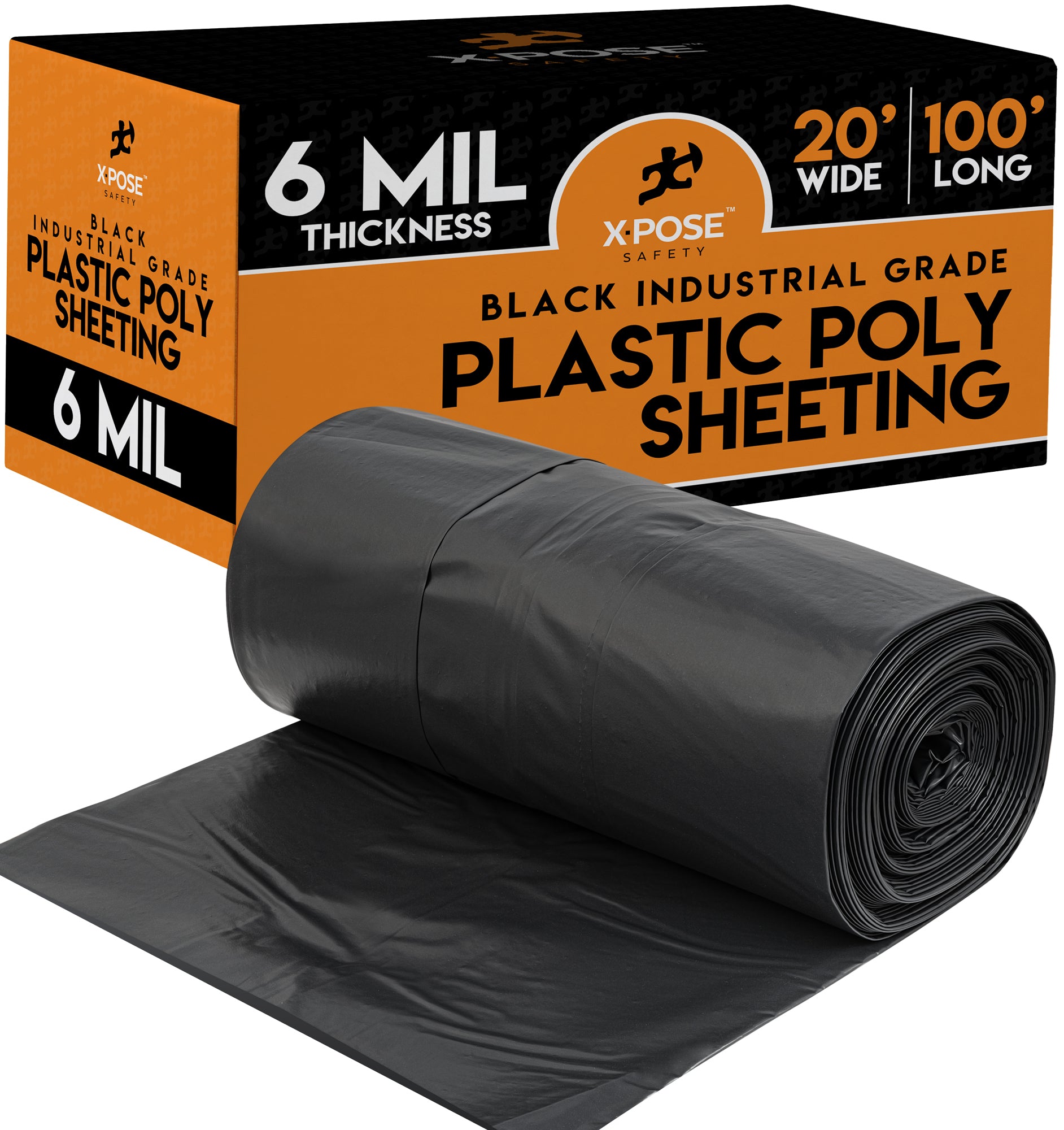 Heavy Duty Black Poly Sheeting