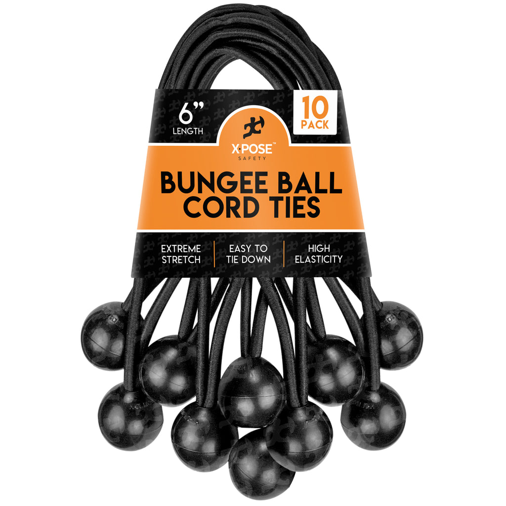 Heavy Duty Ball Bungees With Cord Ties