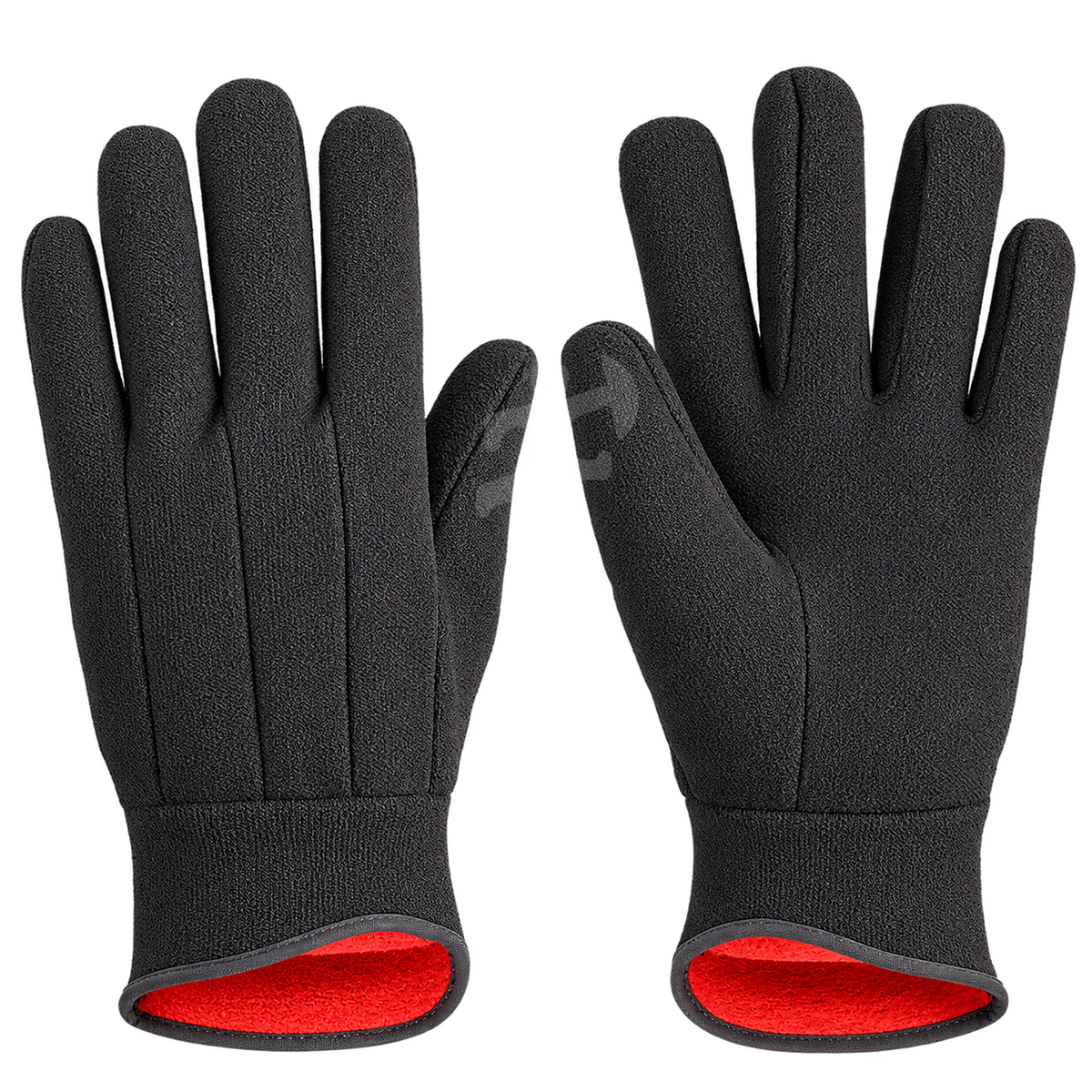 Brown Jersey Gloves