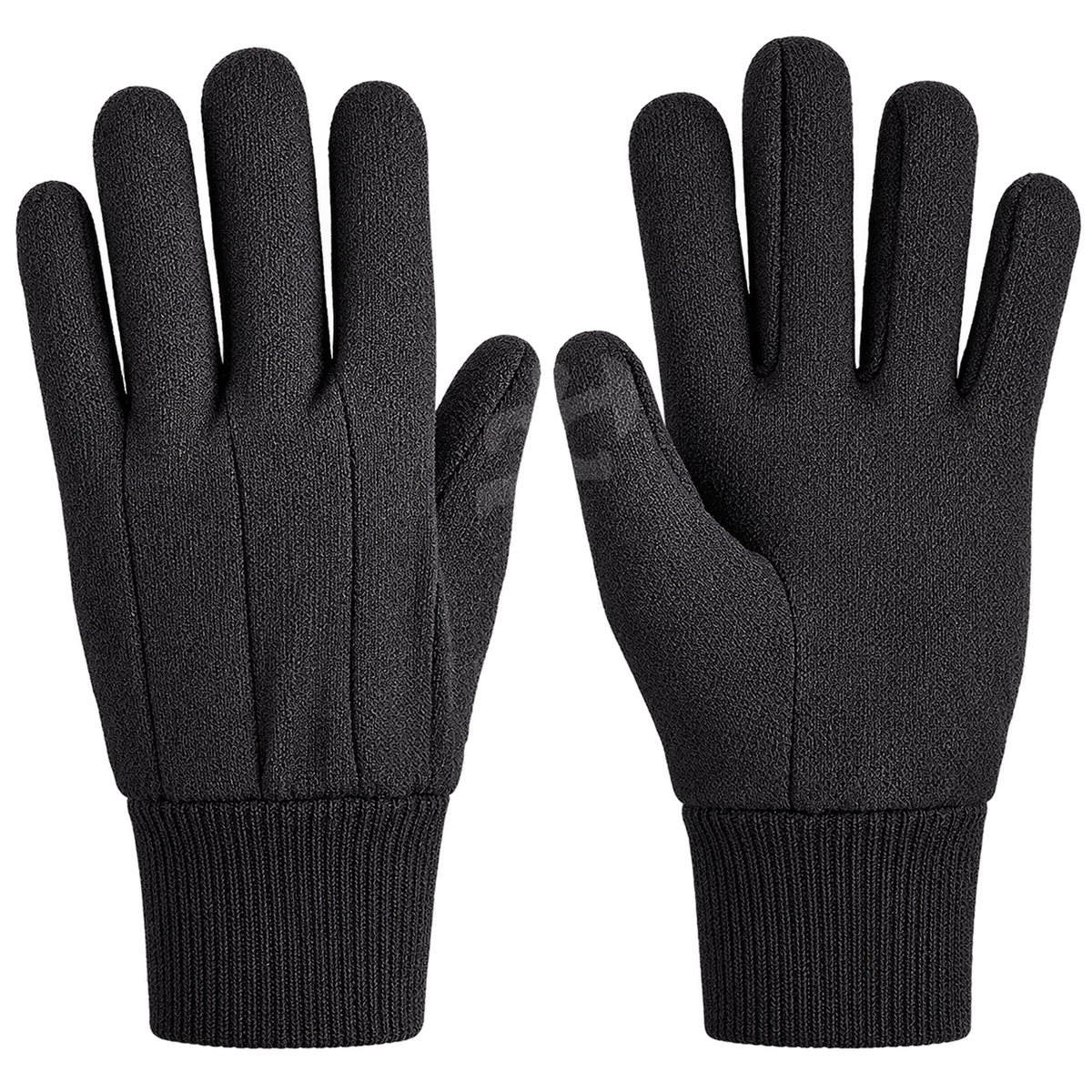 Brown Jersey Gloves