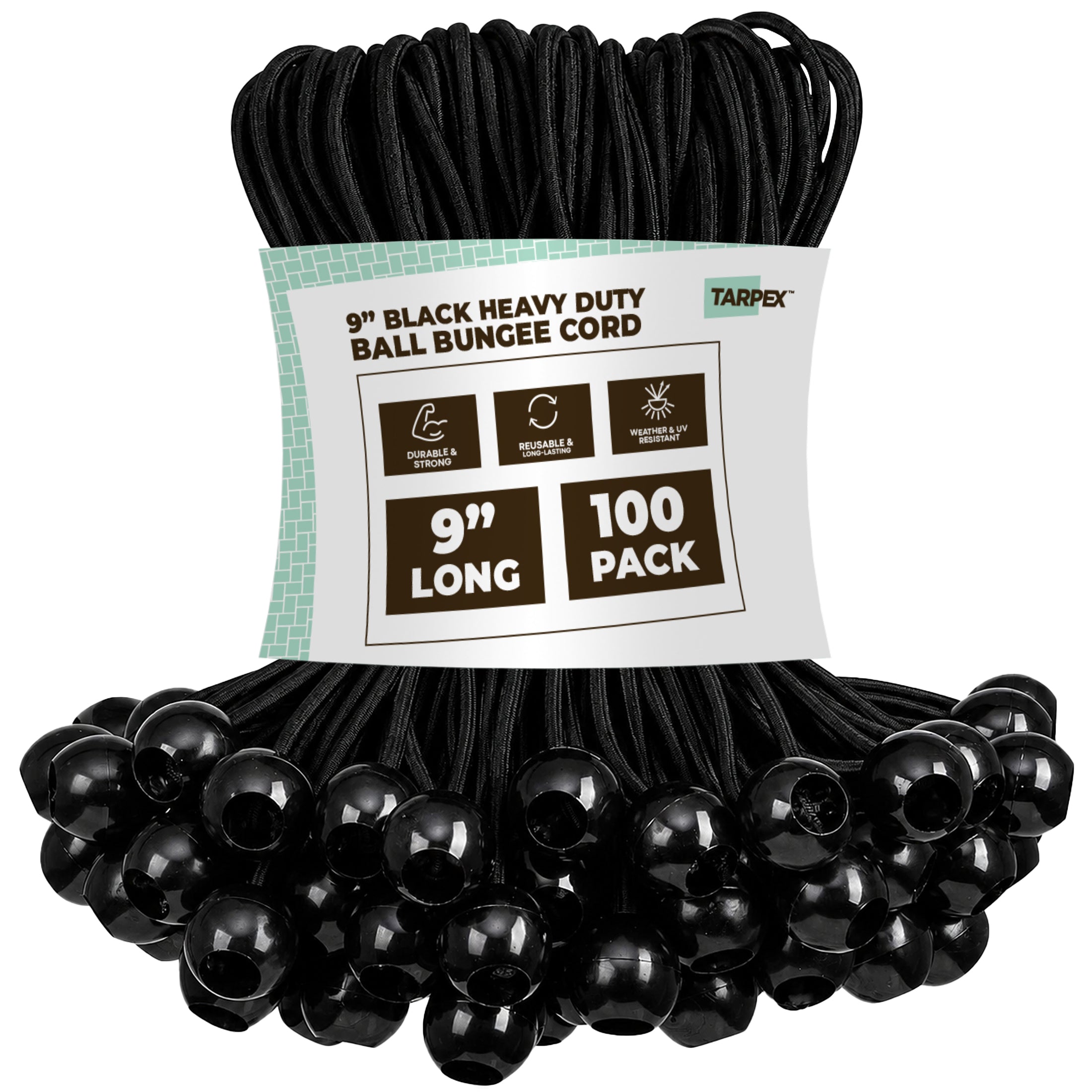 TARPEX - Bungee Ball Cords with Ties