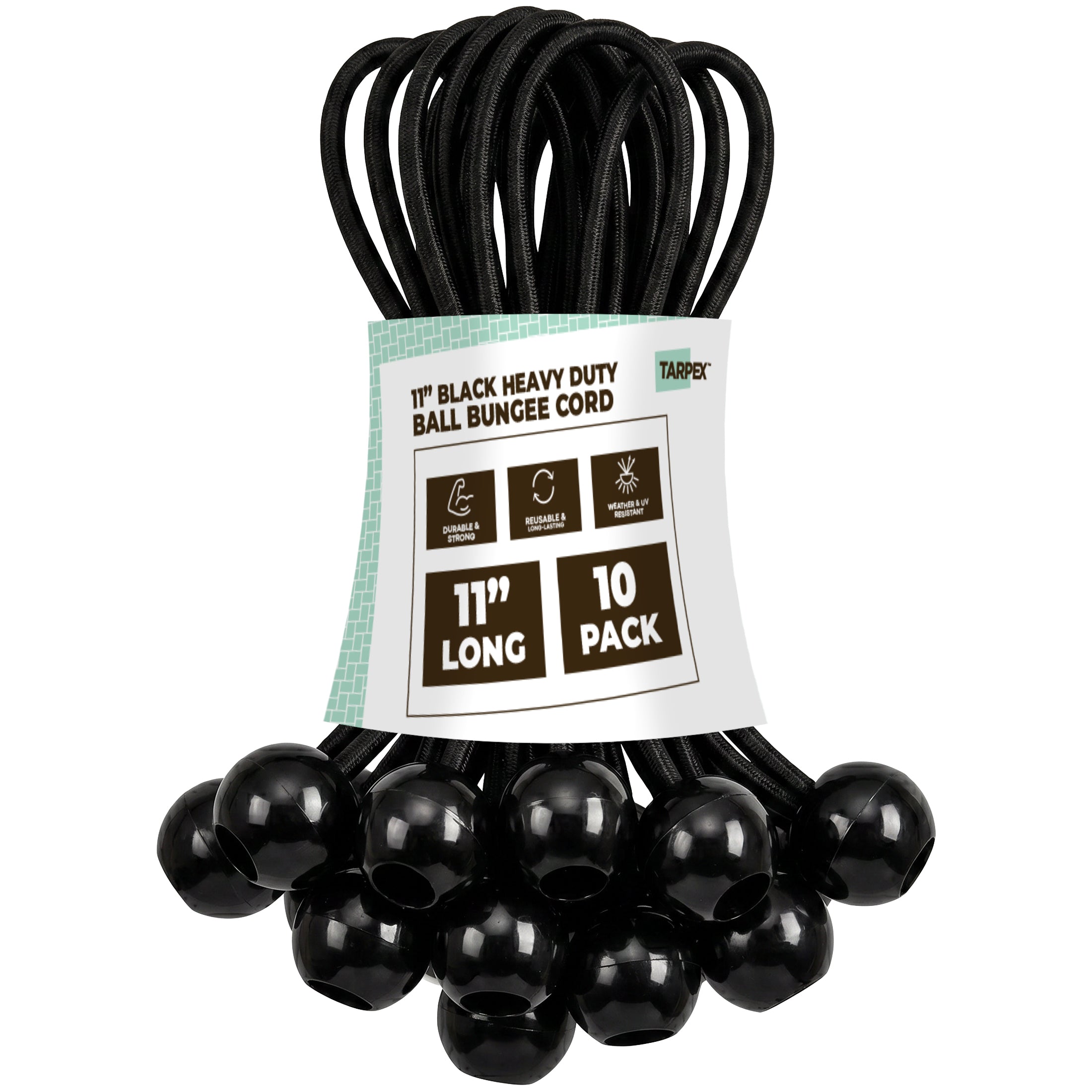 TARPEX - Bungee Ball Cords with Ties
