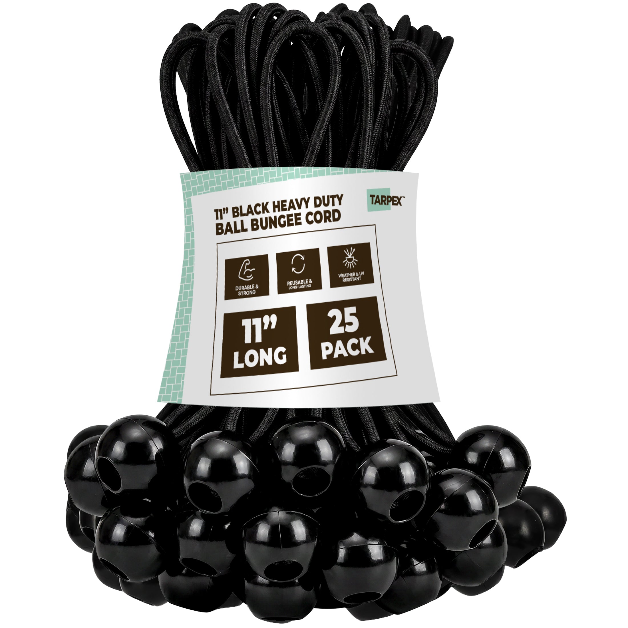 TARPEX - Bungee Ball Cords with Ties