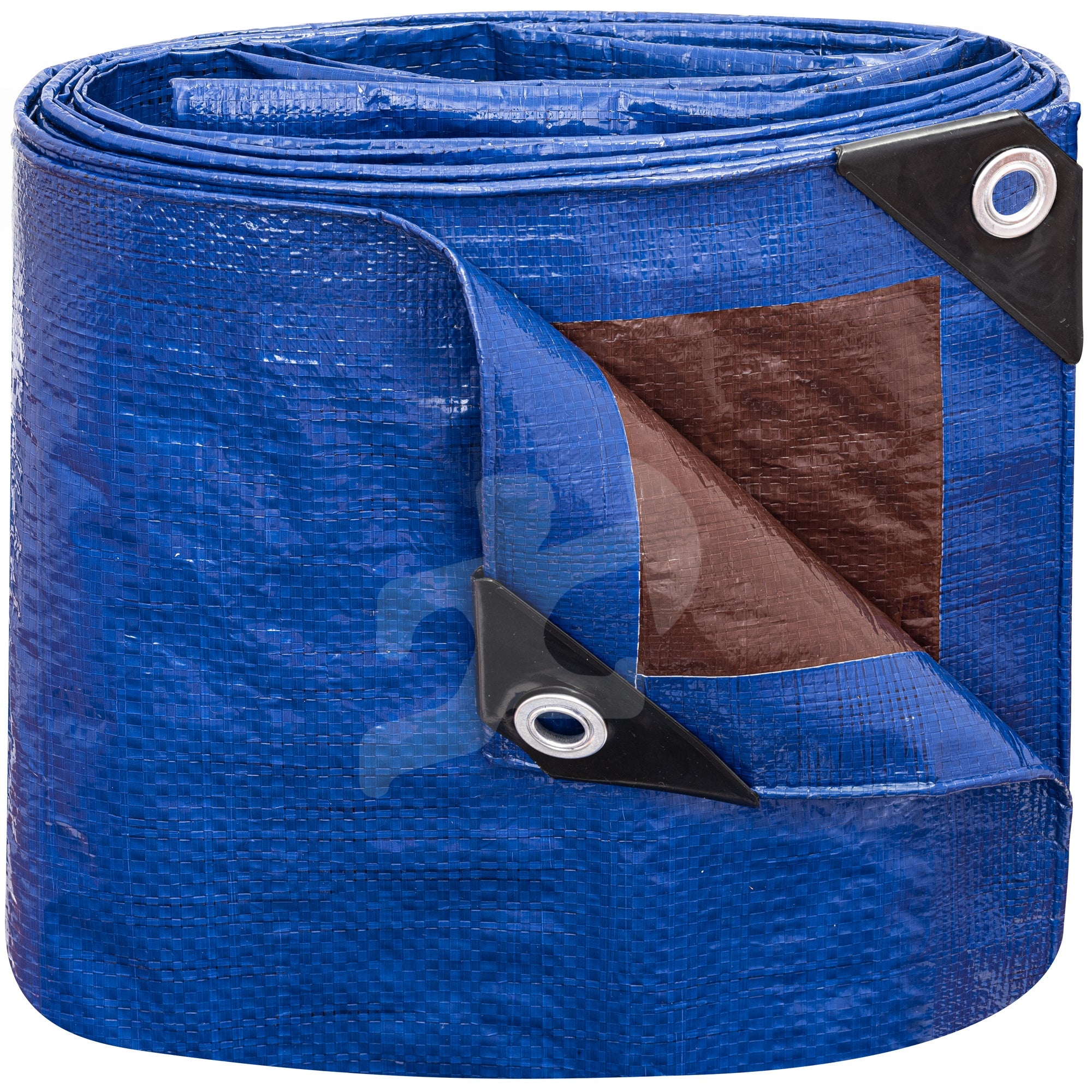 7 Mil Blue/Brown Heavy Poly Tarps