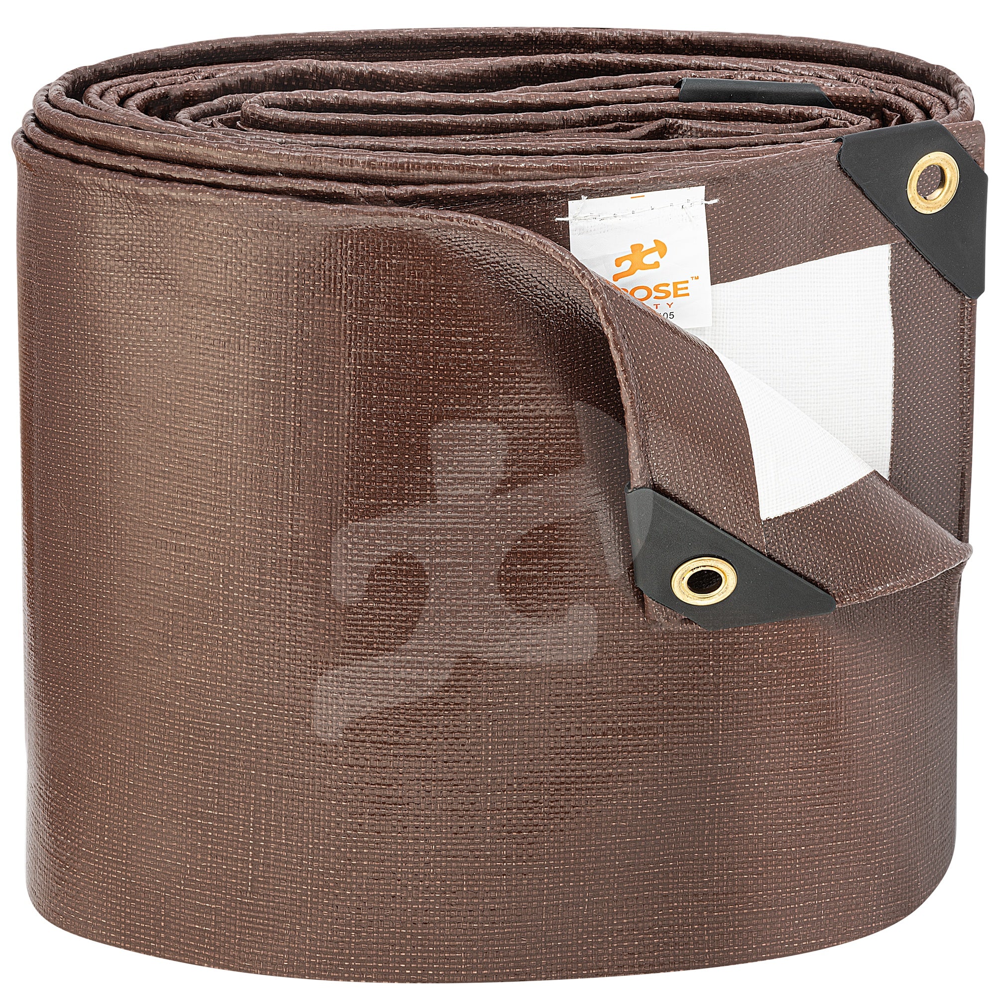 20 Mil Brown/White Ultra Heavy Duty Poly Tarps