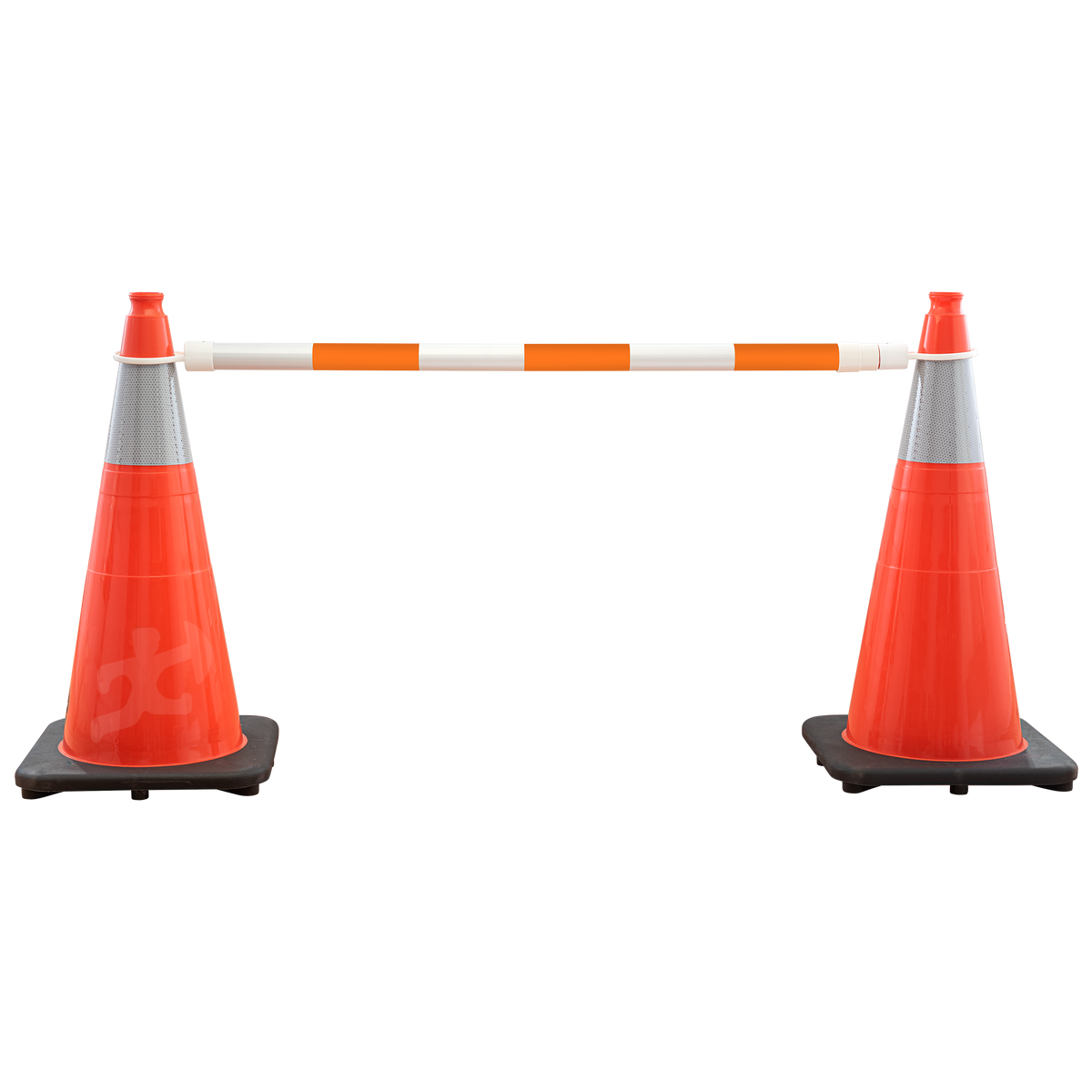Retractable Barrier Orange/White
