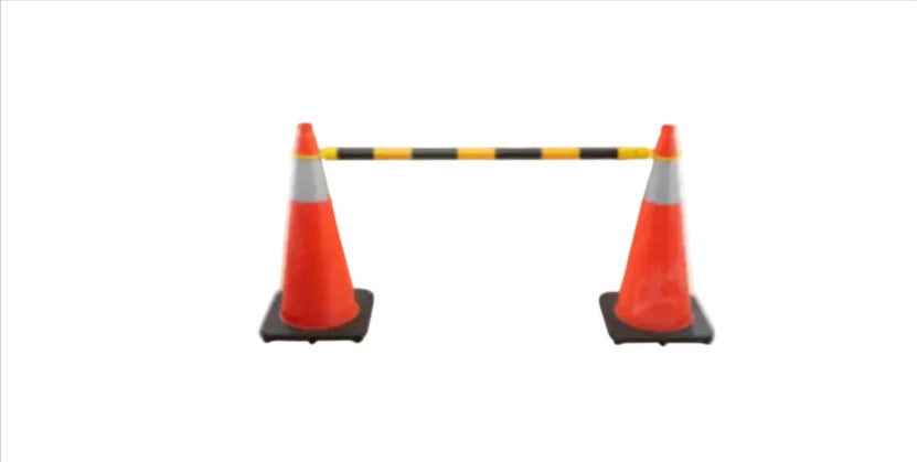 Retractable Barrier Yellow/Black