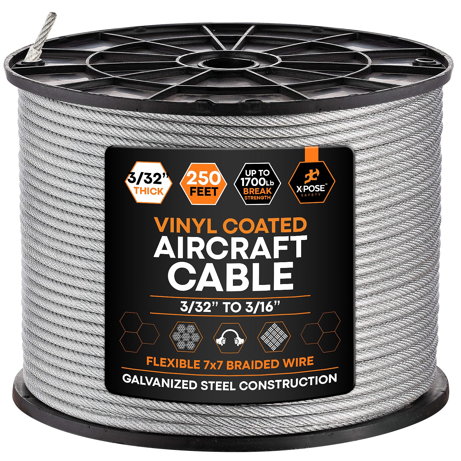 Vinyl Coated Aircraft Cable Wire