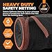 Heavy Duty Debris Safety Netting Fire Retardant Black 1/16"