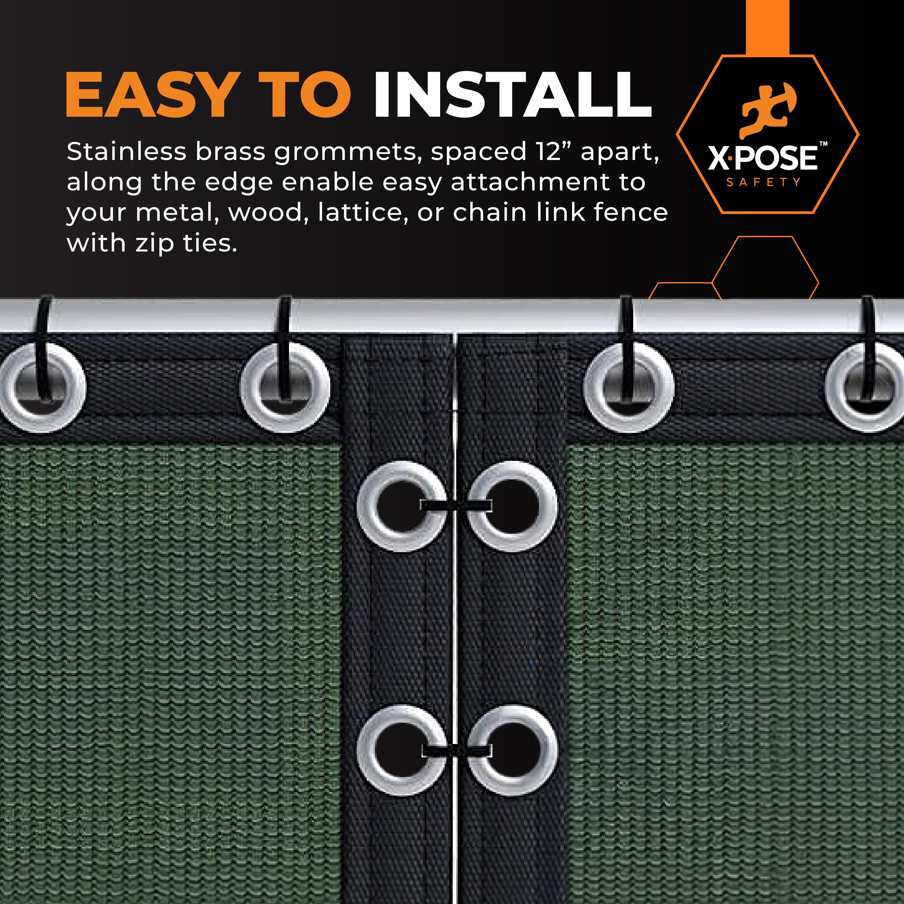 Privacy Fence Screen Green
