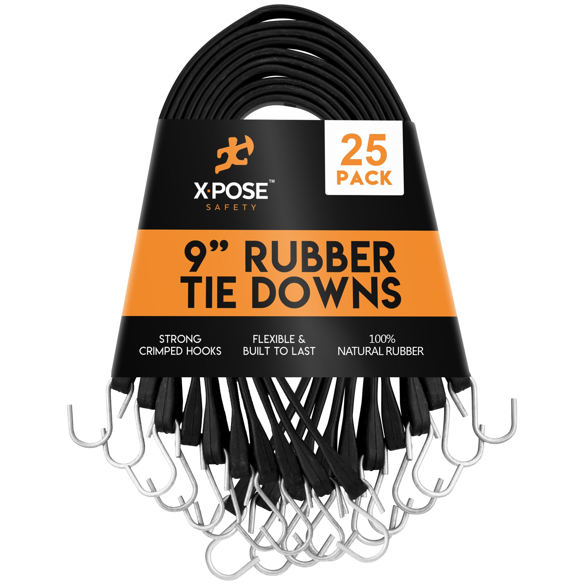 Rubber Tie Down With Hooks