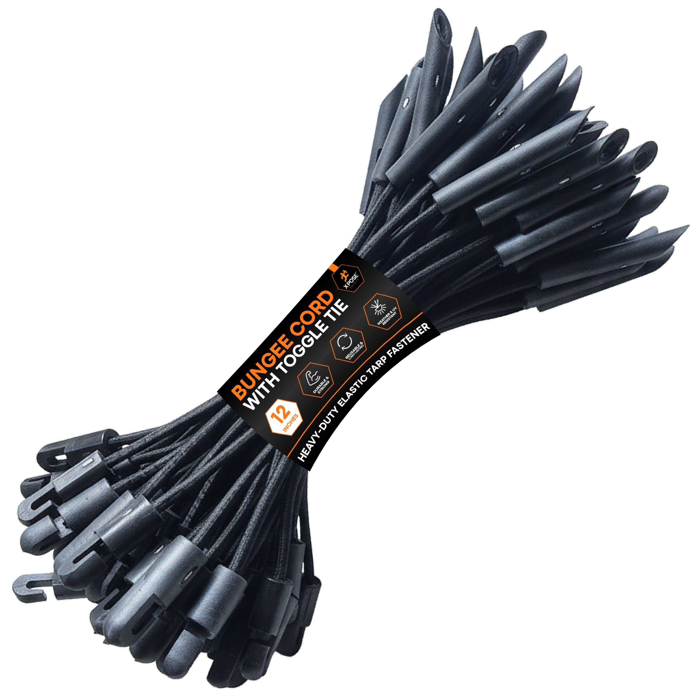 12" Elastic Bungee Ties