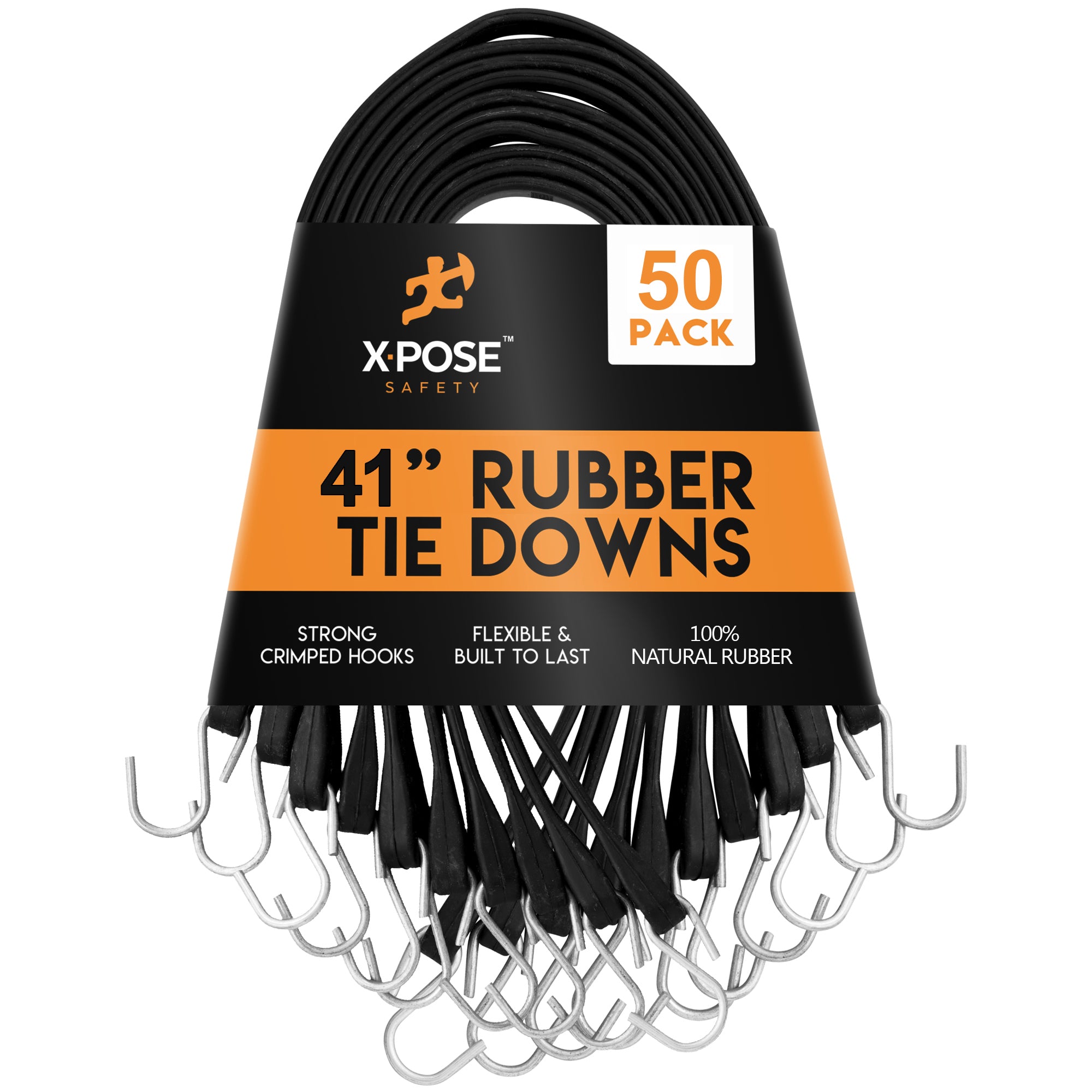 Rubber Tie Down With Hooks
