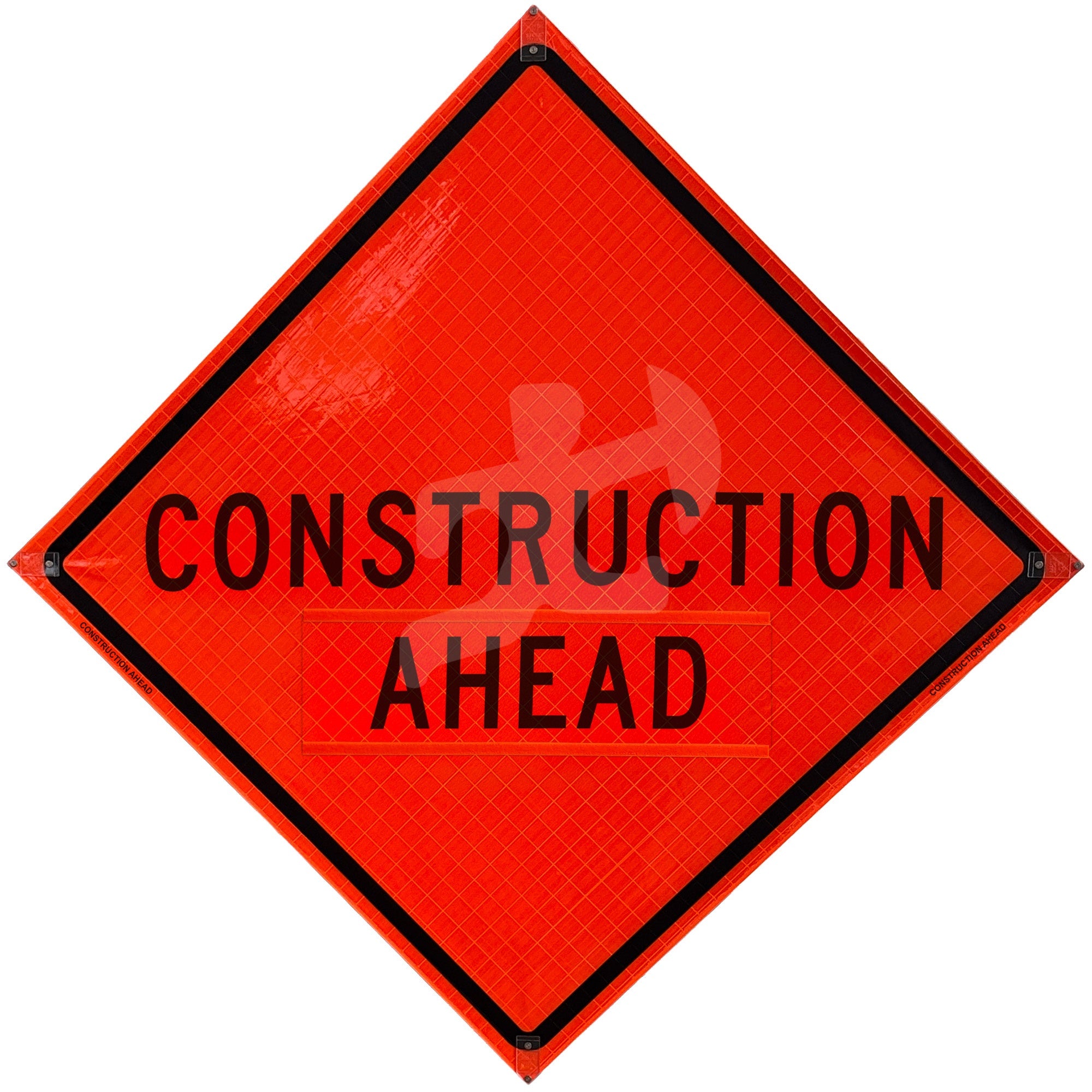 CONSTRUCTION AHEAD - Reflective