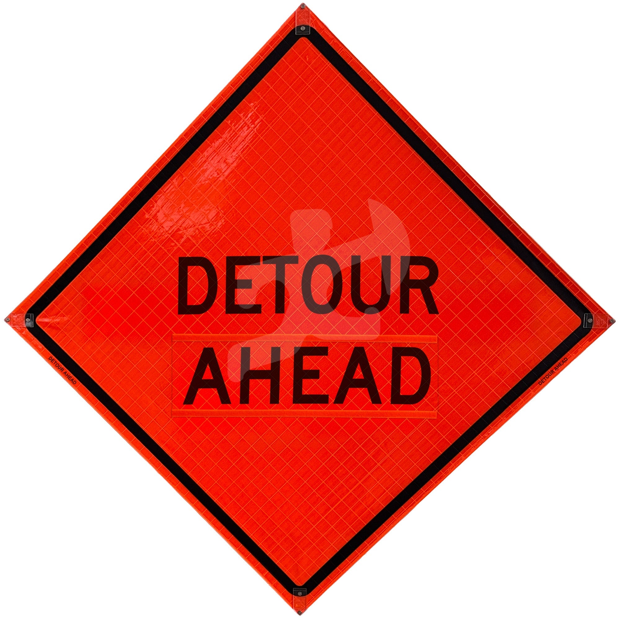 DETOUR AHEAD - Reflective