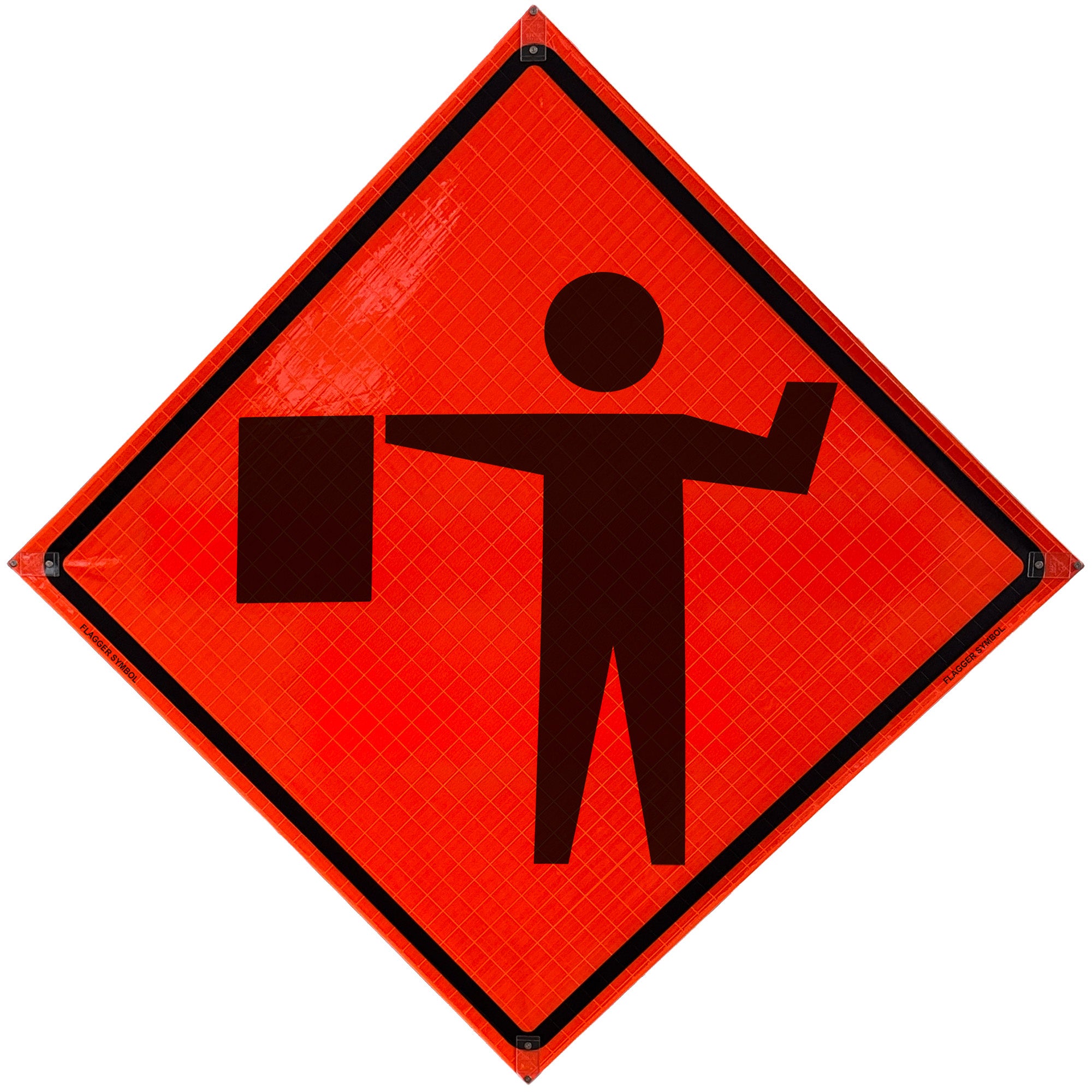FLAGGER SYMBOL - Reflective