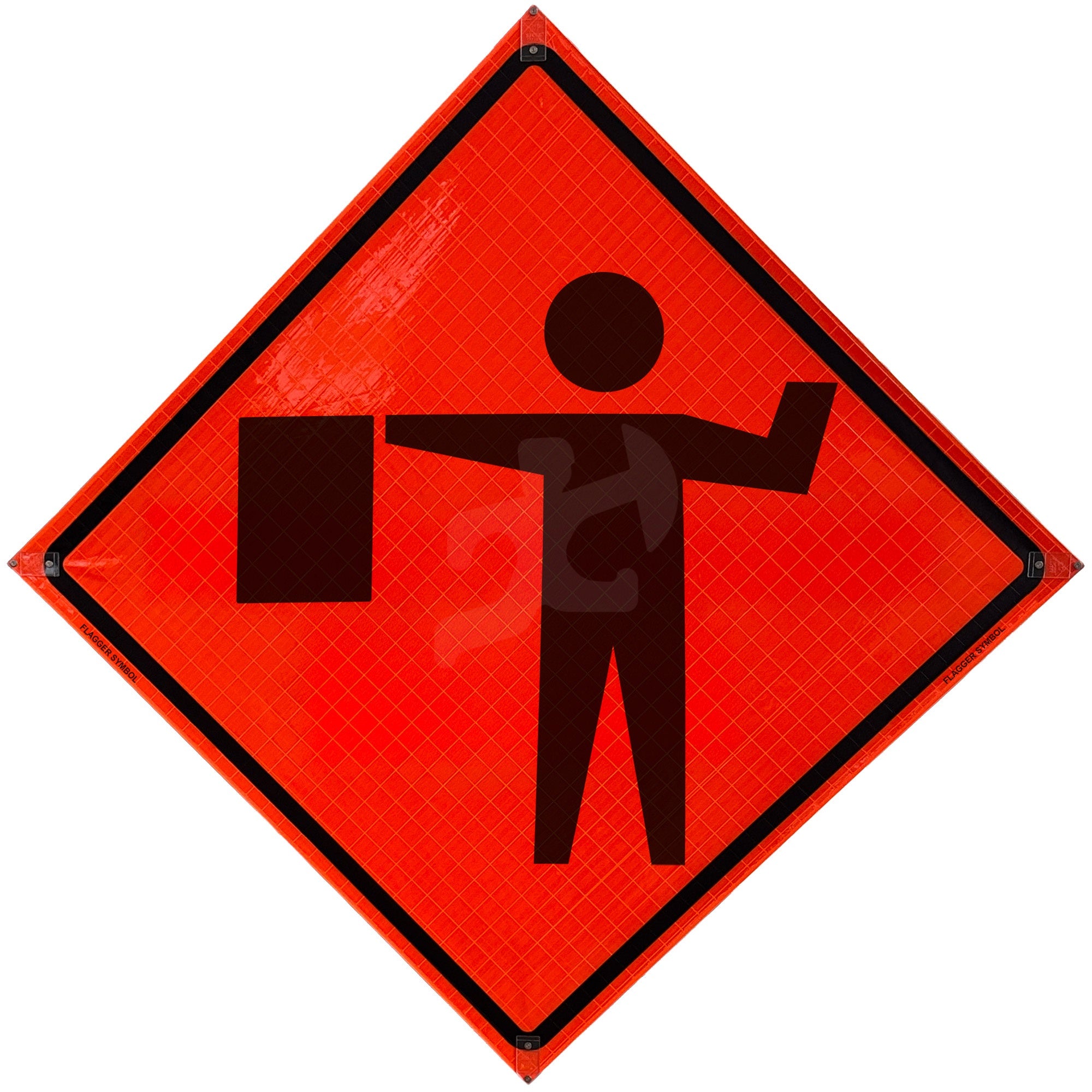 FLAGGER SYMBOL - Reflective