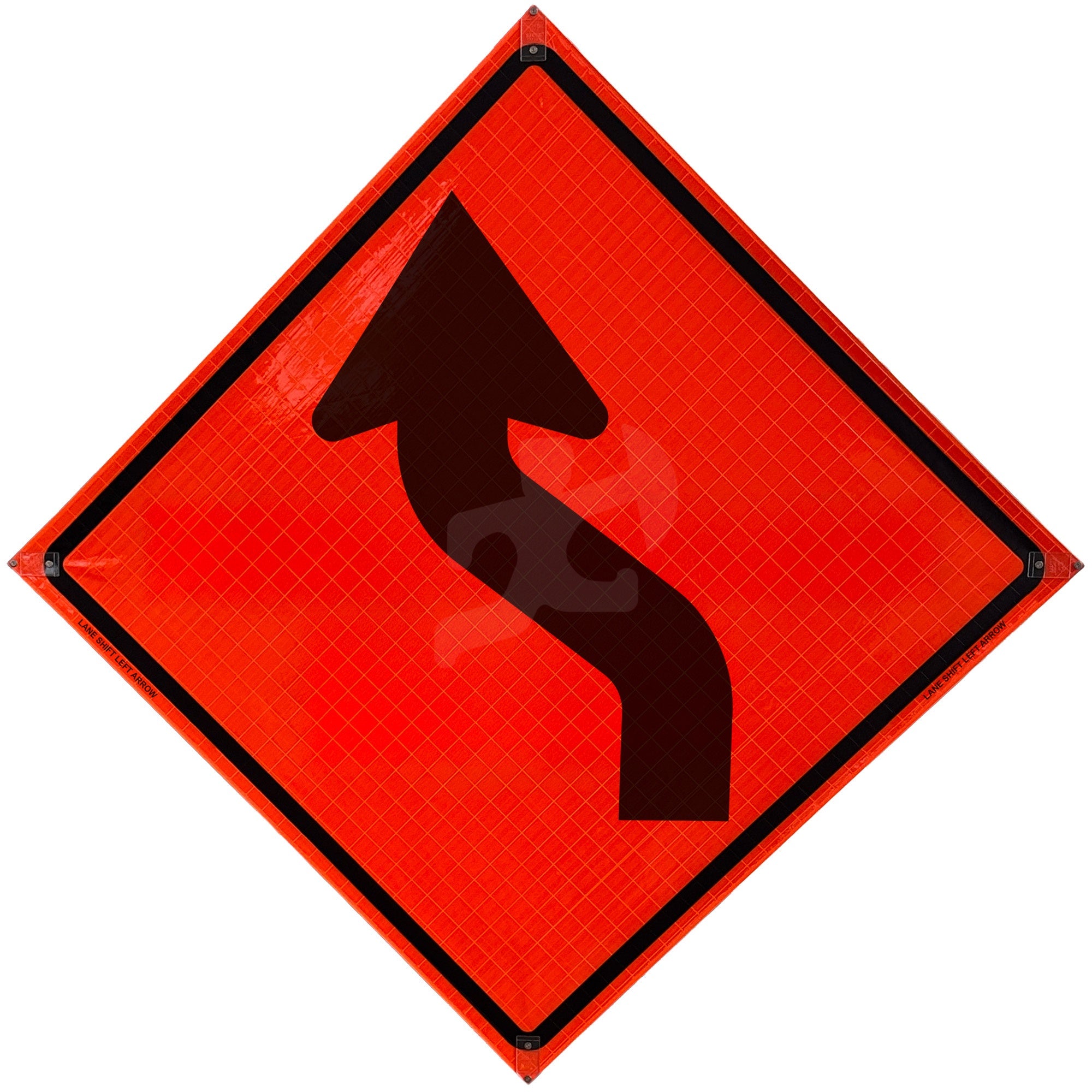 LANE SHIFT LEFT ARROW - Reflective
