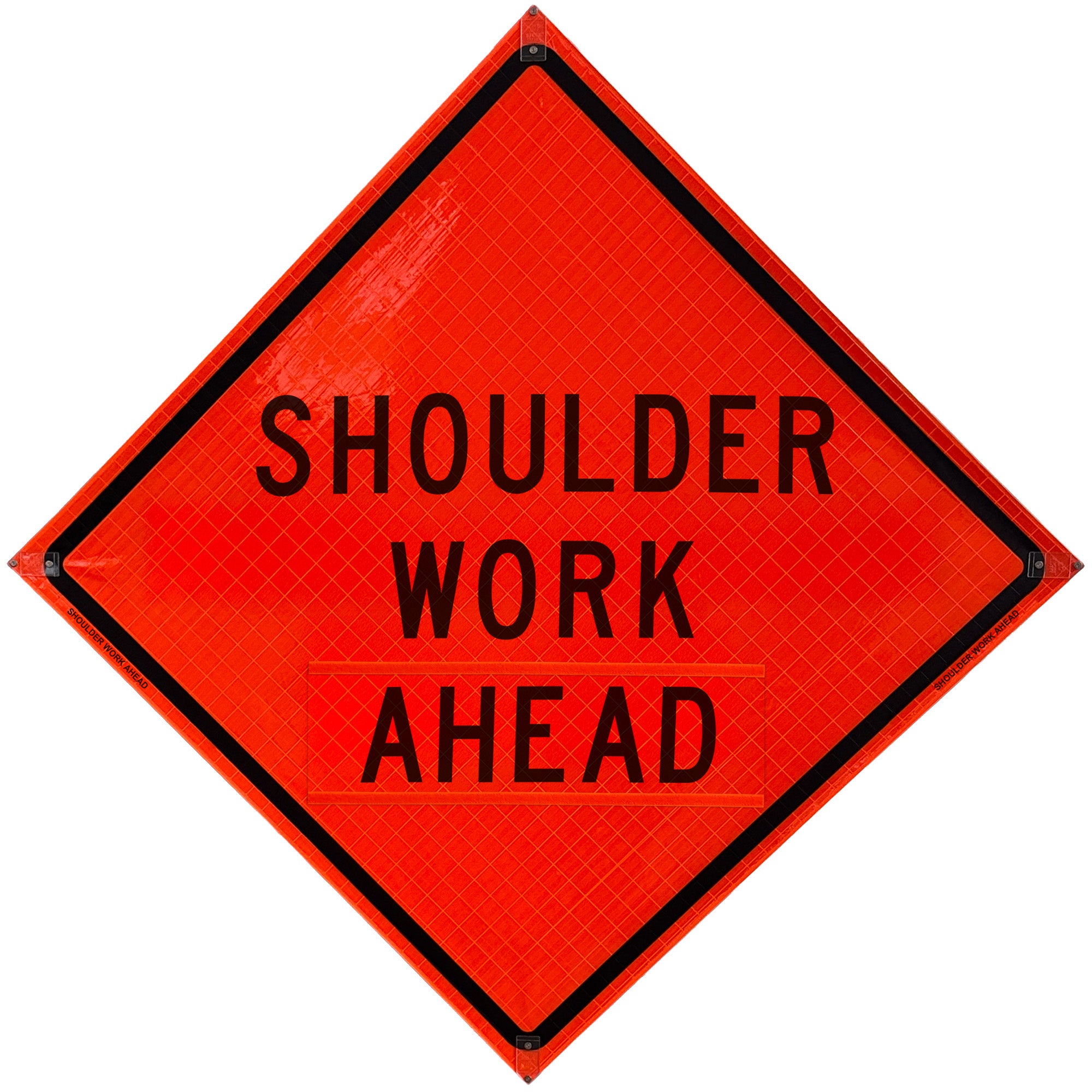 SHOULDER WORK AHEAD - Reflective