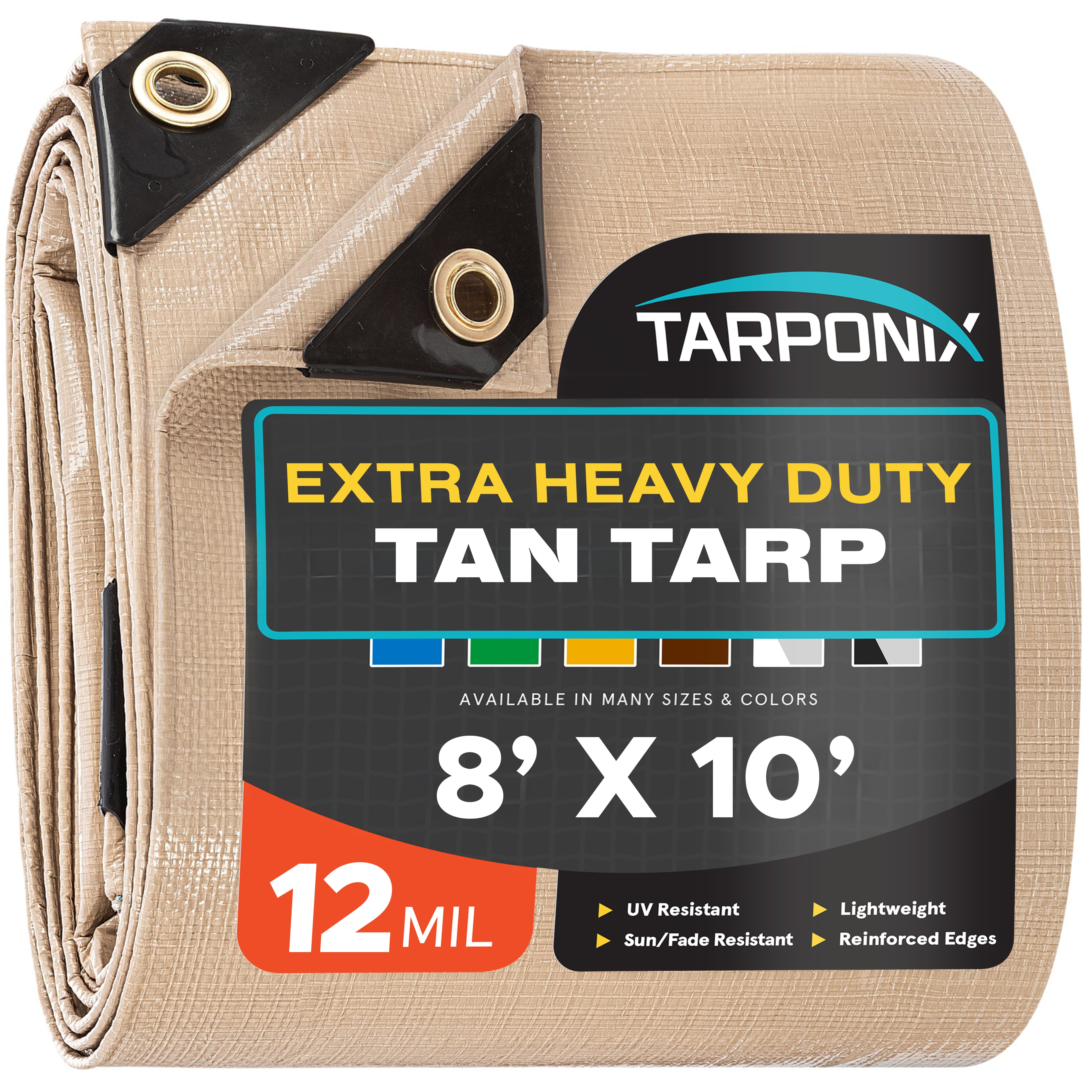 Tarponix - 12 Mil Extra Heavy Duty Poly Tarps